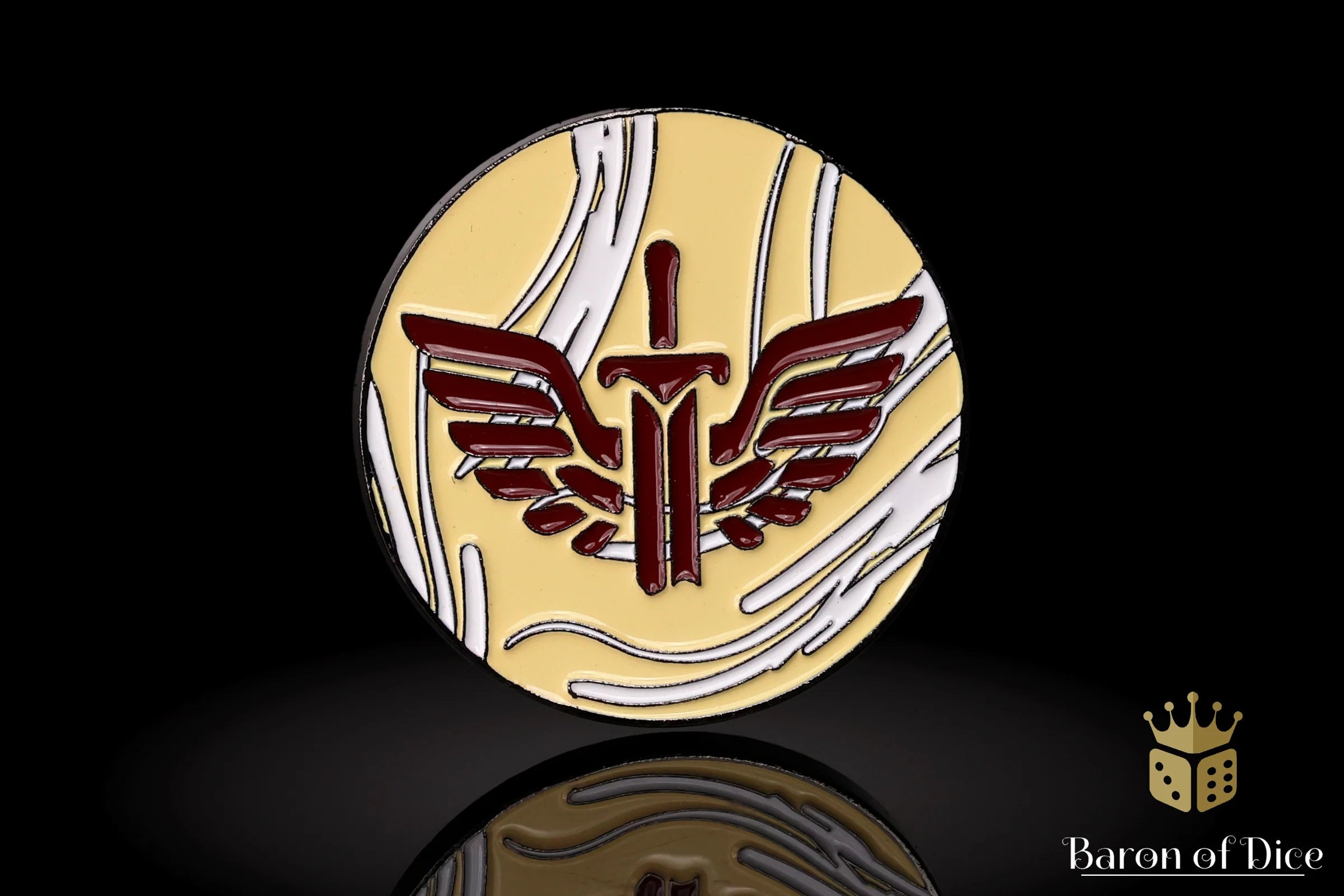 Metal Combat Gauge | Baron Coin™ Compatible | Broken Angels - Image 2
