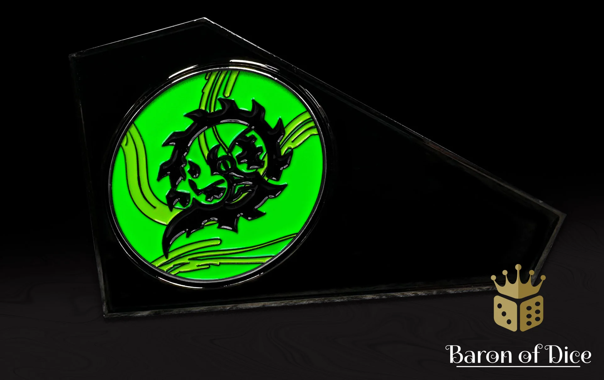 Metal Combat Gauge | Baron Coin™ Compatible | Warmachine: Cryx
