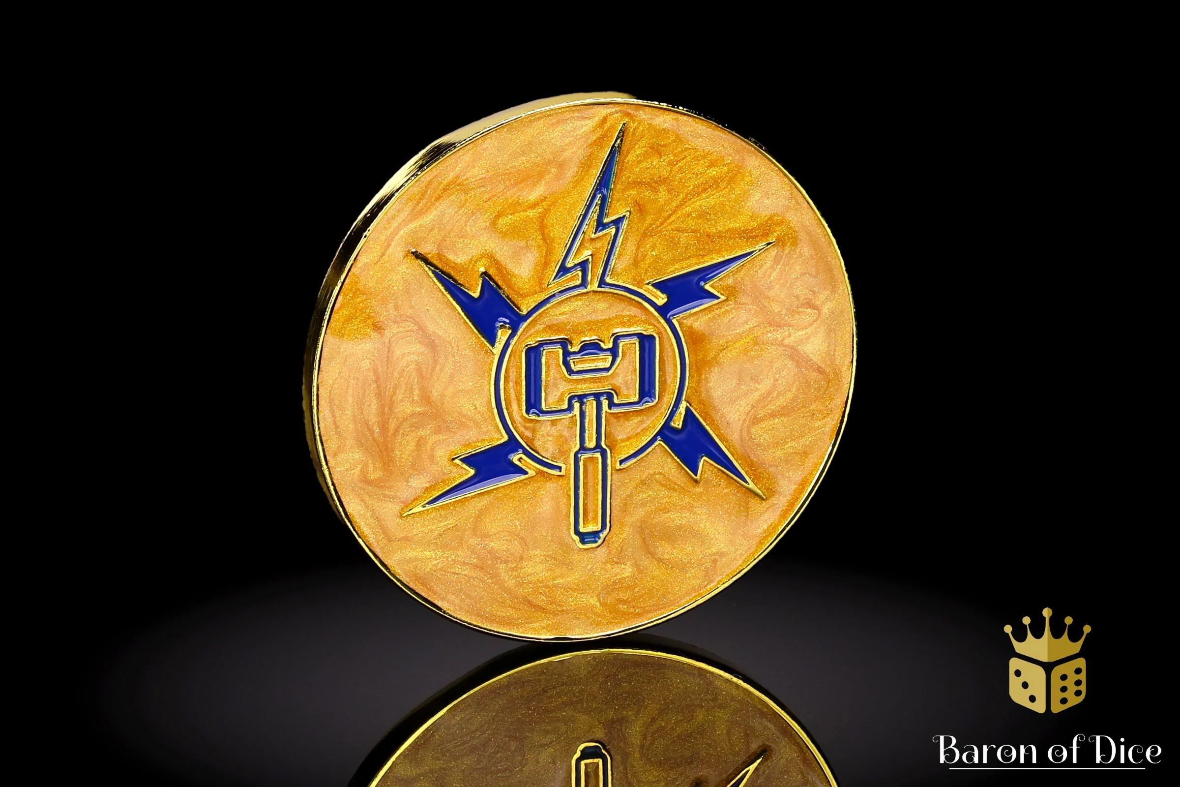 40mm Baron's Coin™ | Lightning Hammer