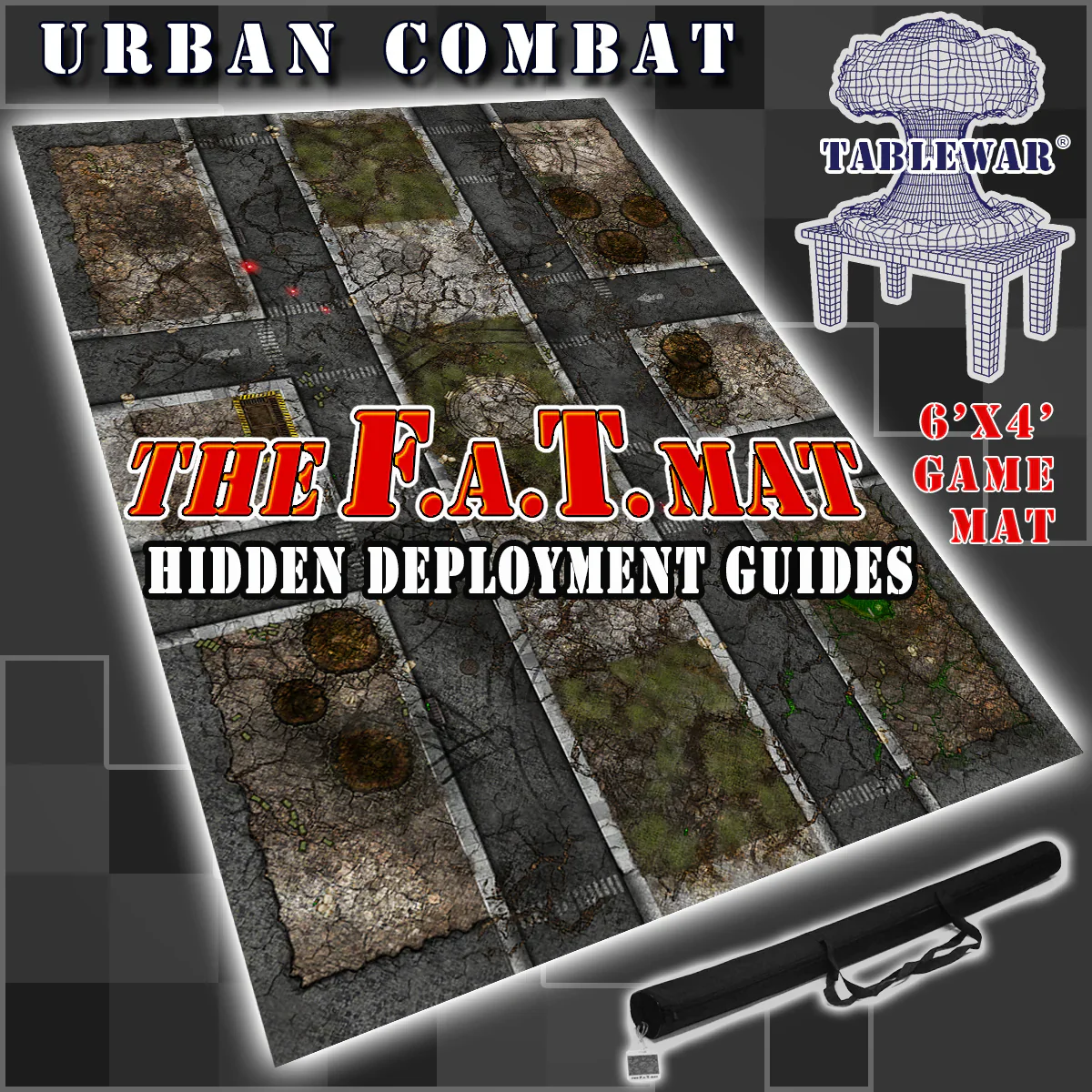 60x44" 'Urban Combat' F.A.T. Mat Battle Gaming Mat - Image 4