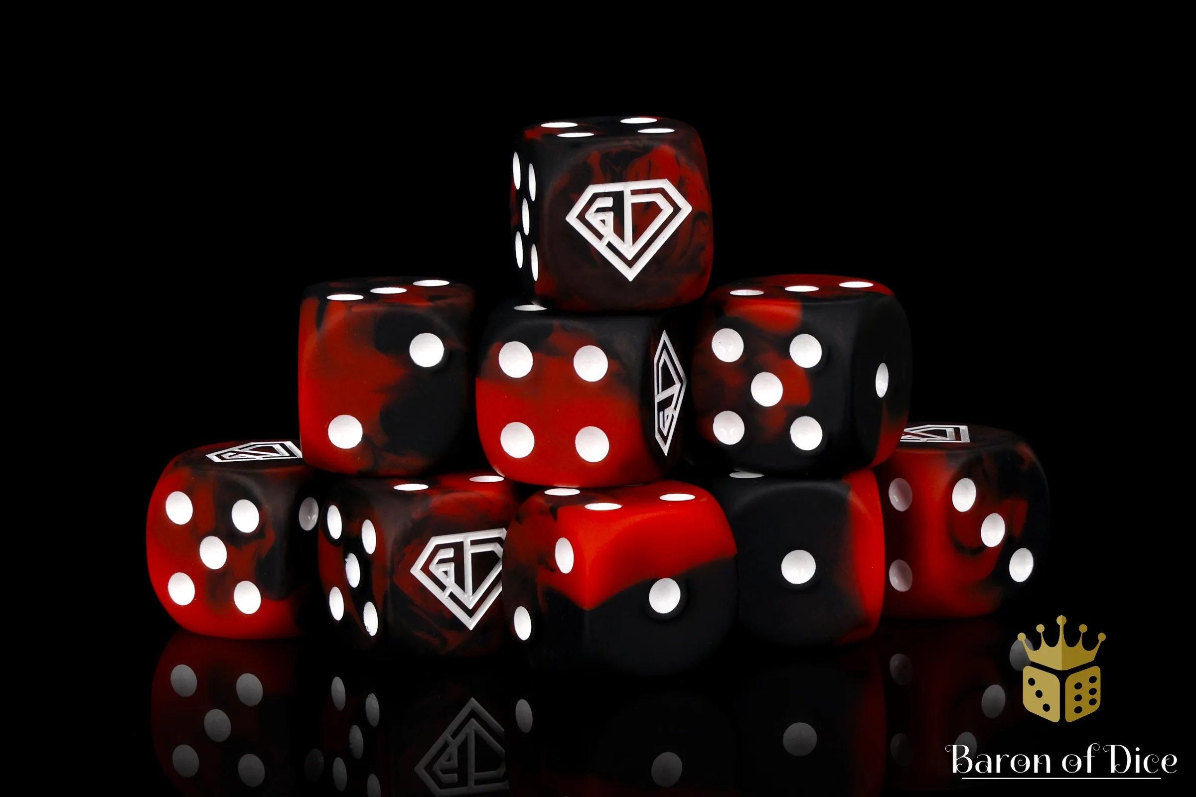 Angry Joe Show Official Dice - Red - Image 2