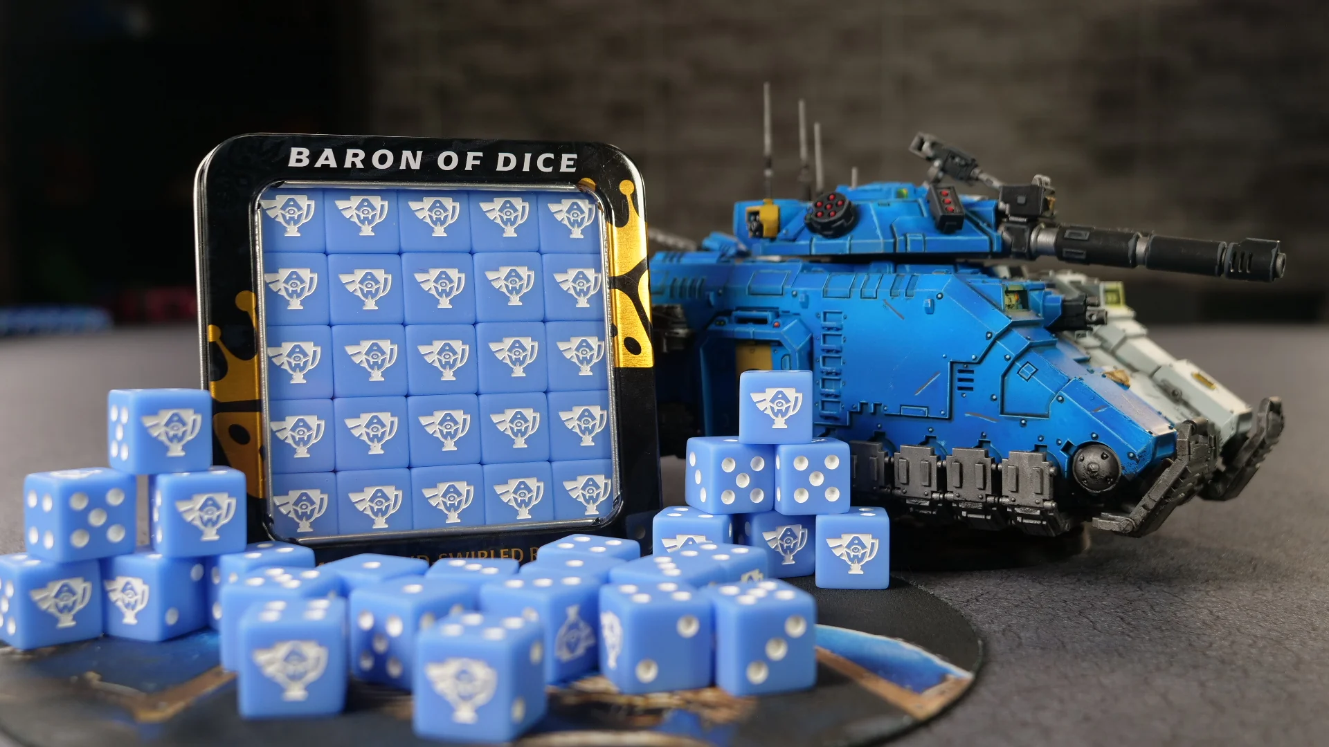 Art of War Official Dice | Matte Blue - Image 2