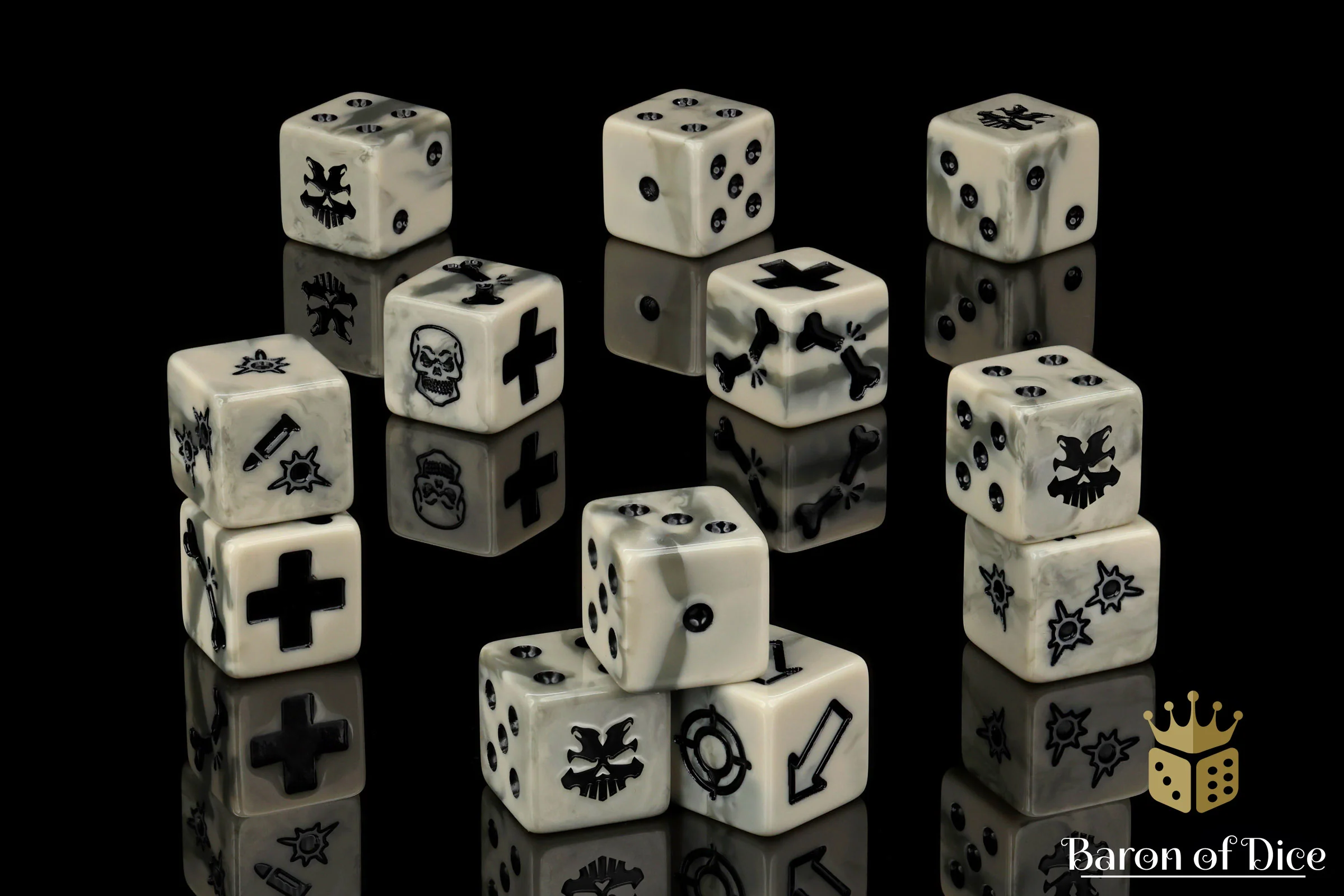 Ash Wasteland Dice - Skirmish Set - Image 2