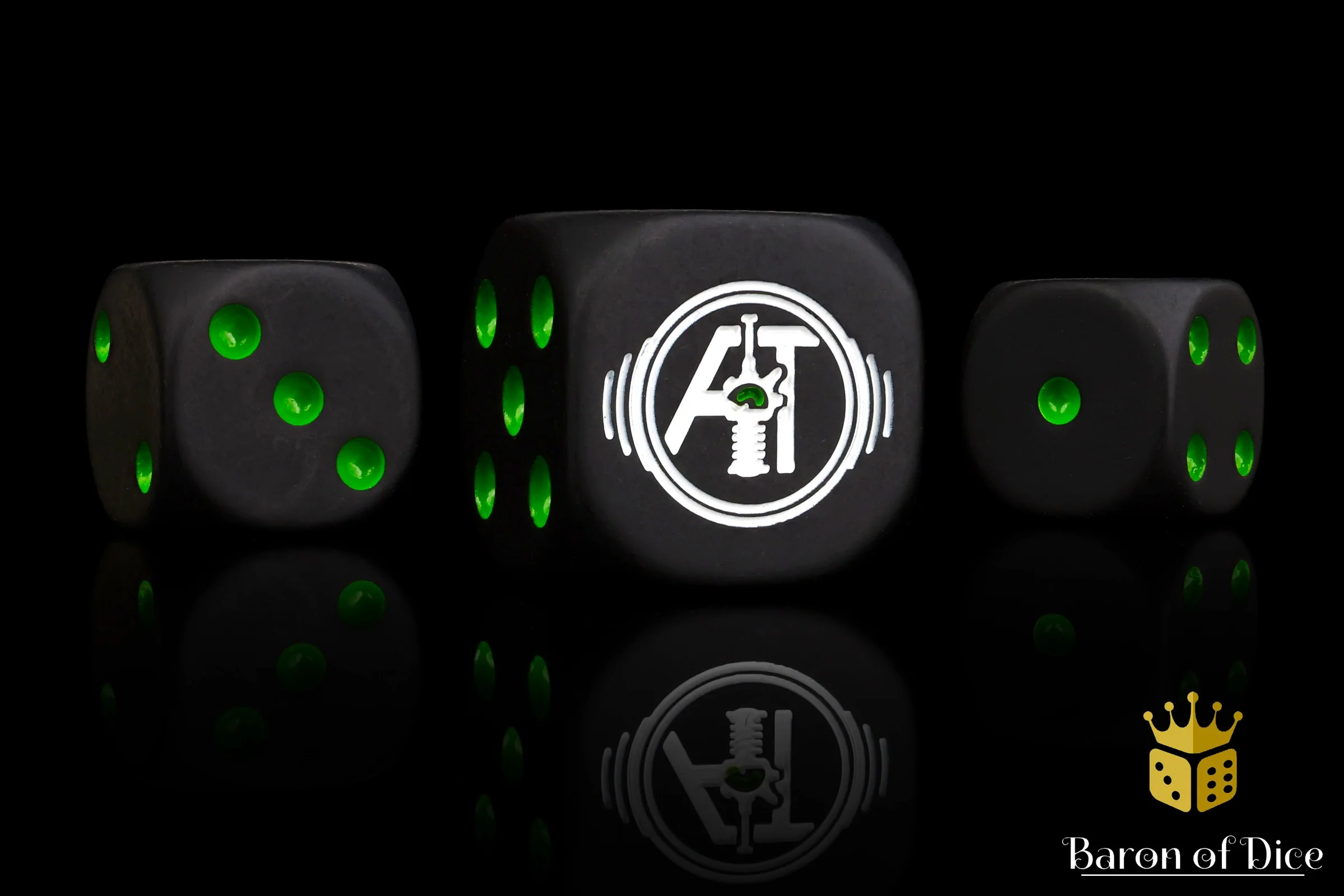 Auspex Tactics Official Dice - Black - Image 2