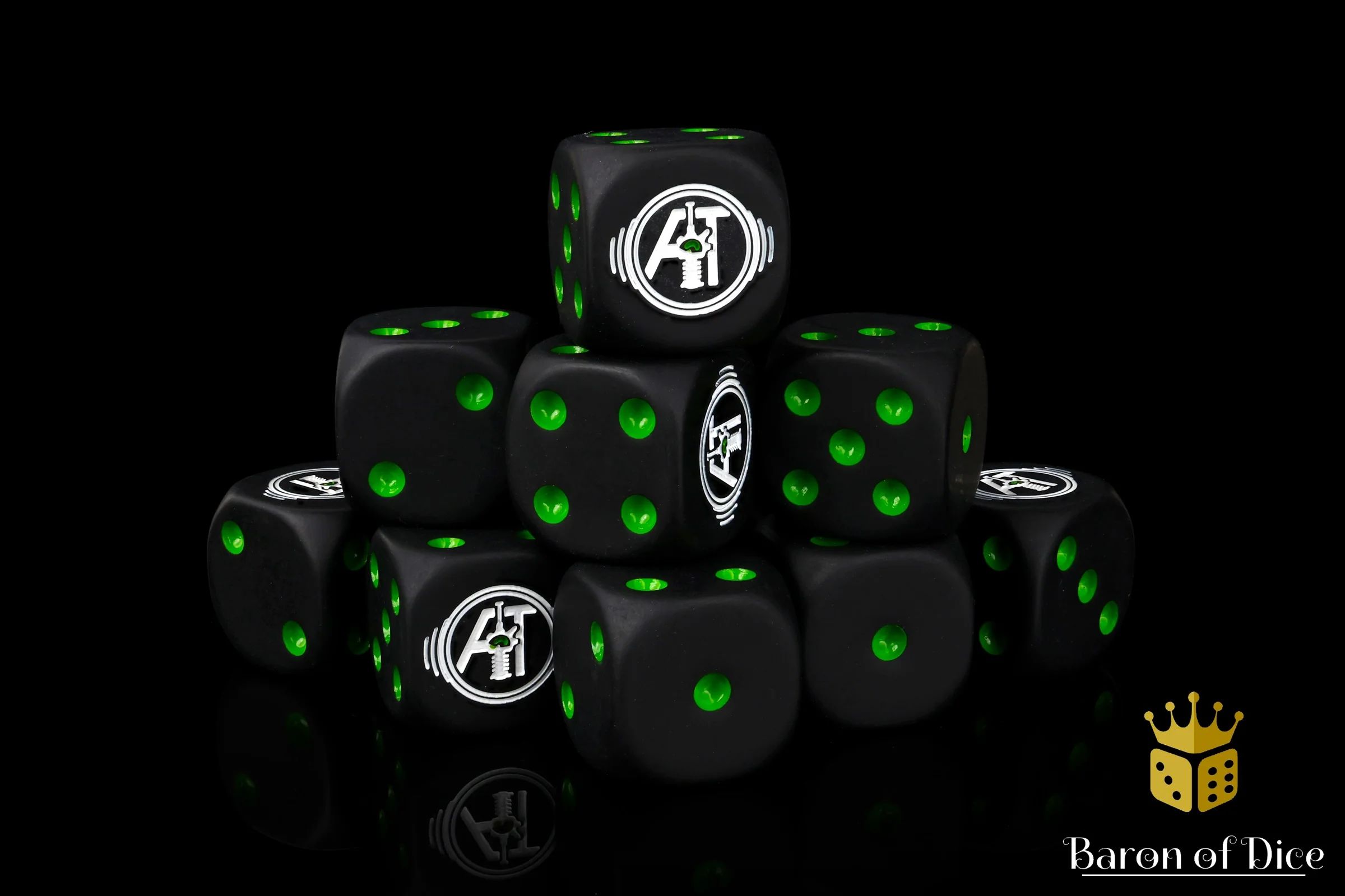 Auspex Tactics Official Dice - Black - Image 3