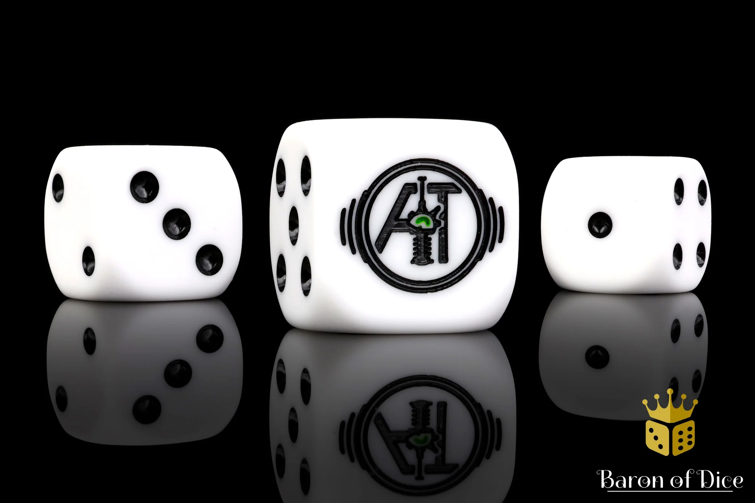 Auspex Tactics Official Dice - White - Image 2