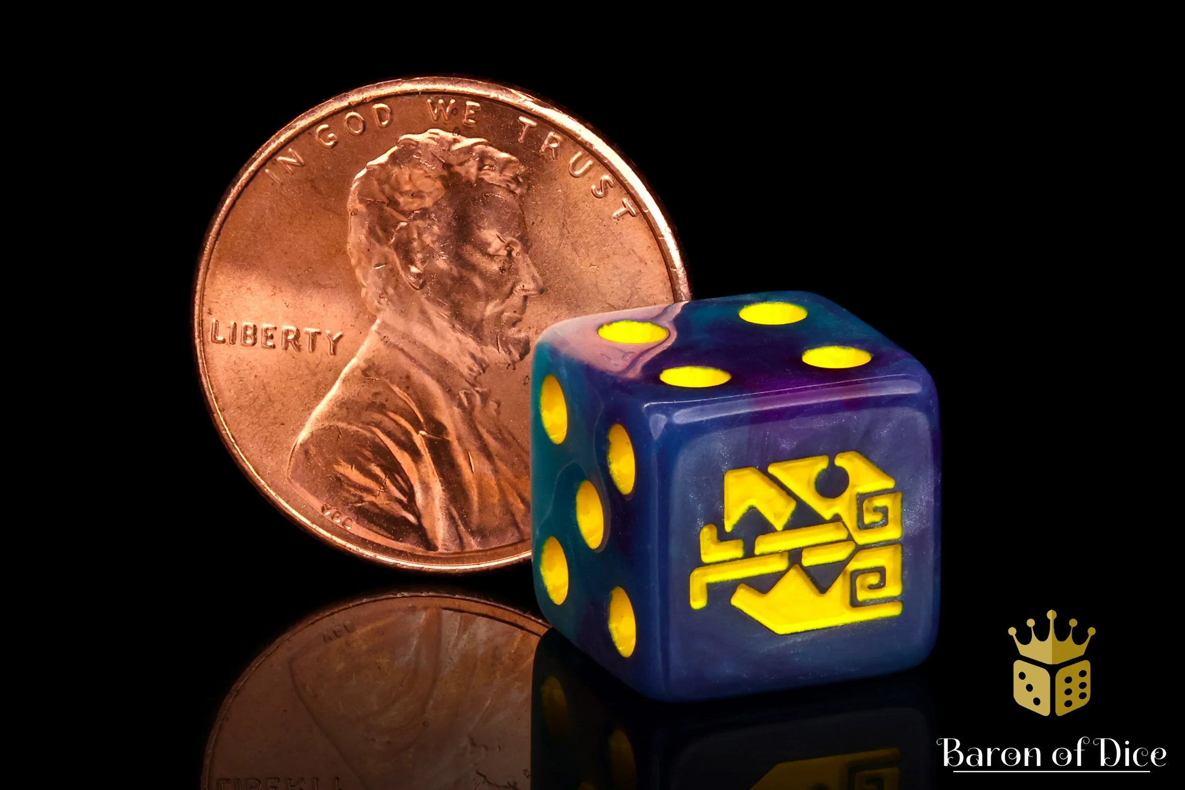 Aztec Lizard Dice - Turquoise - Image 5