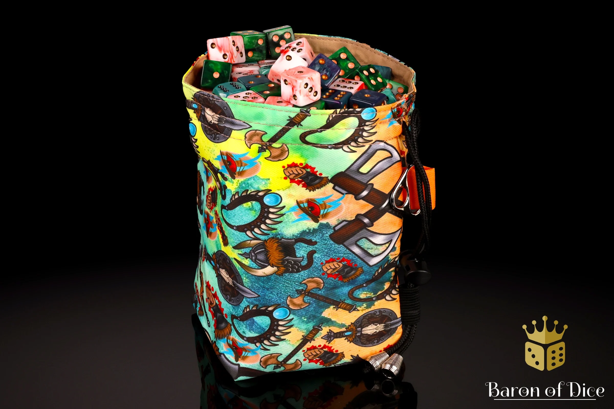 Barbarian | Luxury RPG Dice Bag | Large - Image 2