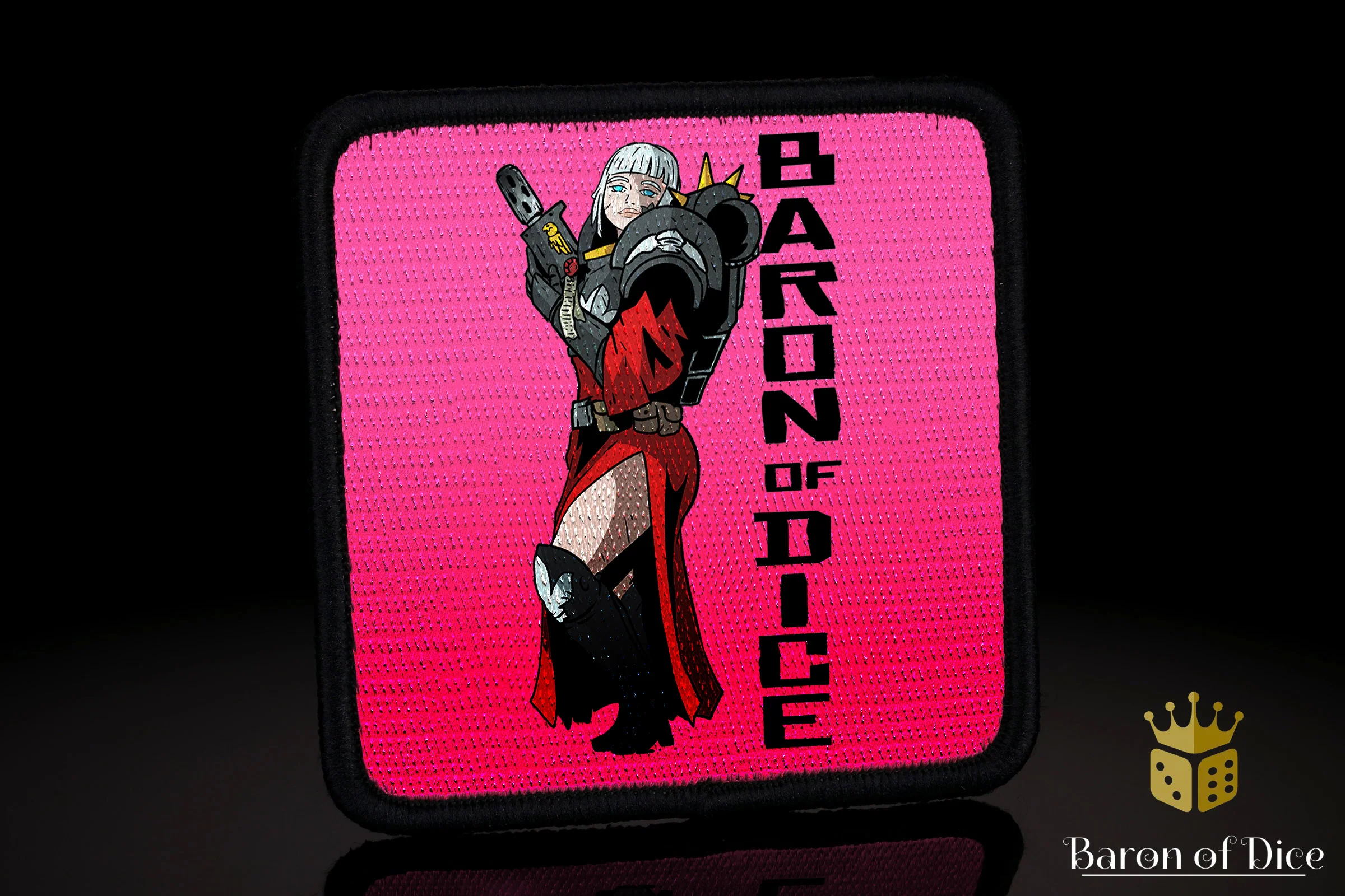 Baron's Dice Bag | Cheeks Velcro Patch - Image 2
