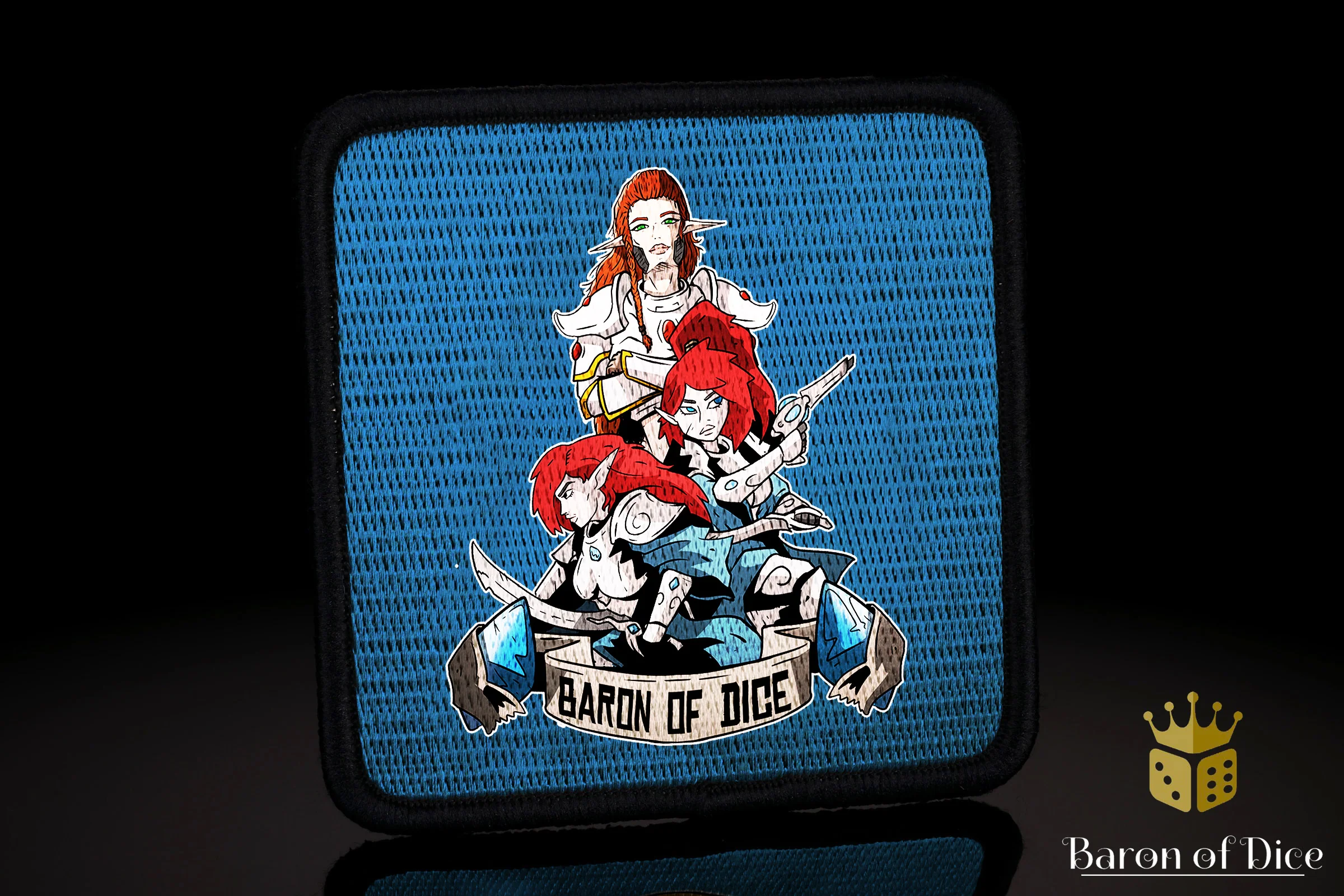 Baron's Dice Bag | Deadly Trio Velcro Patch - Image 2