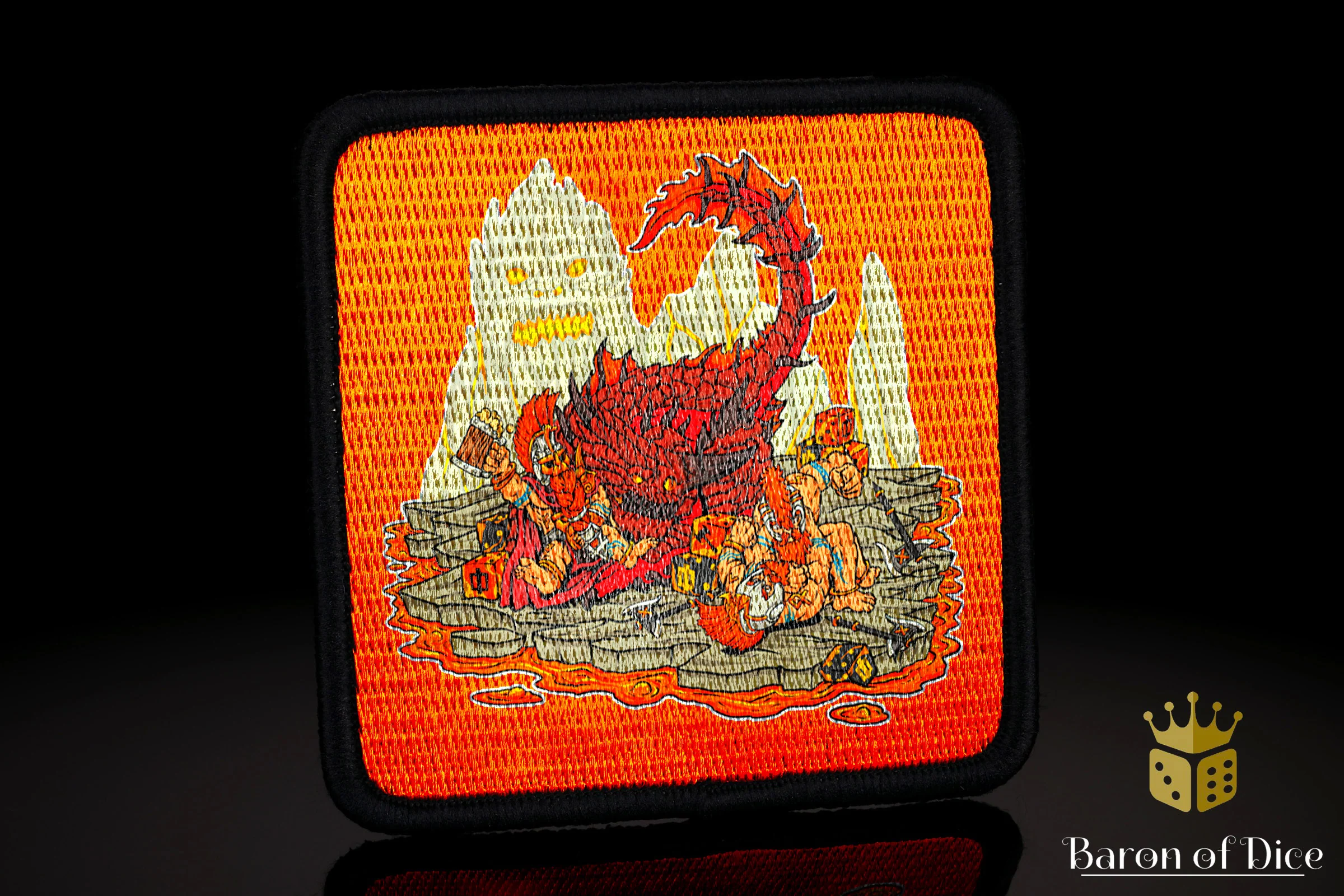 Baron's Dice Bag | Dwarf Slayers Velcro Patch - Image 2