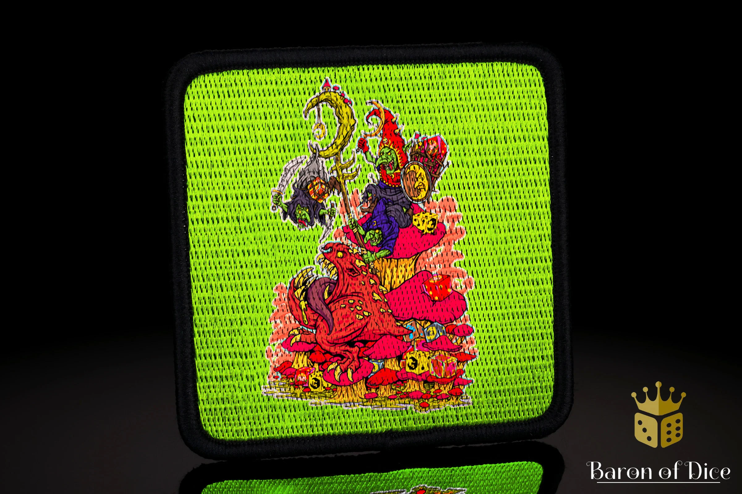 Baron's Dice Bag | Goblins Velcro Patch - Image 2