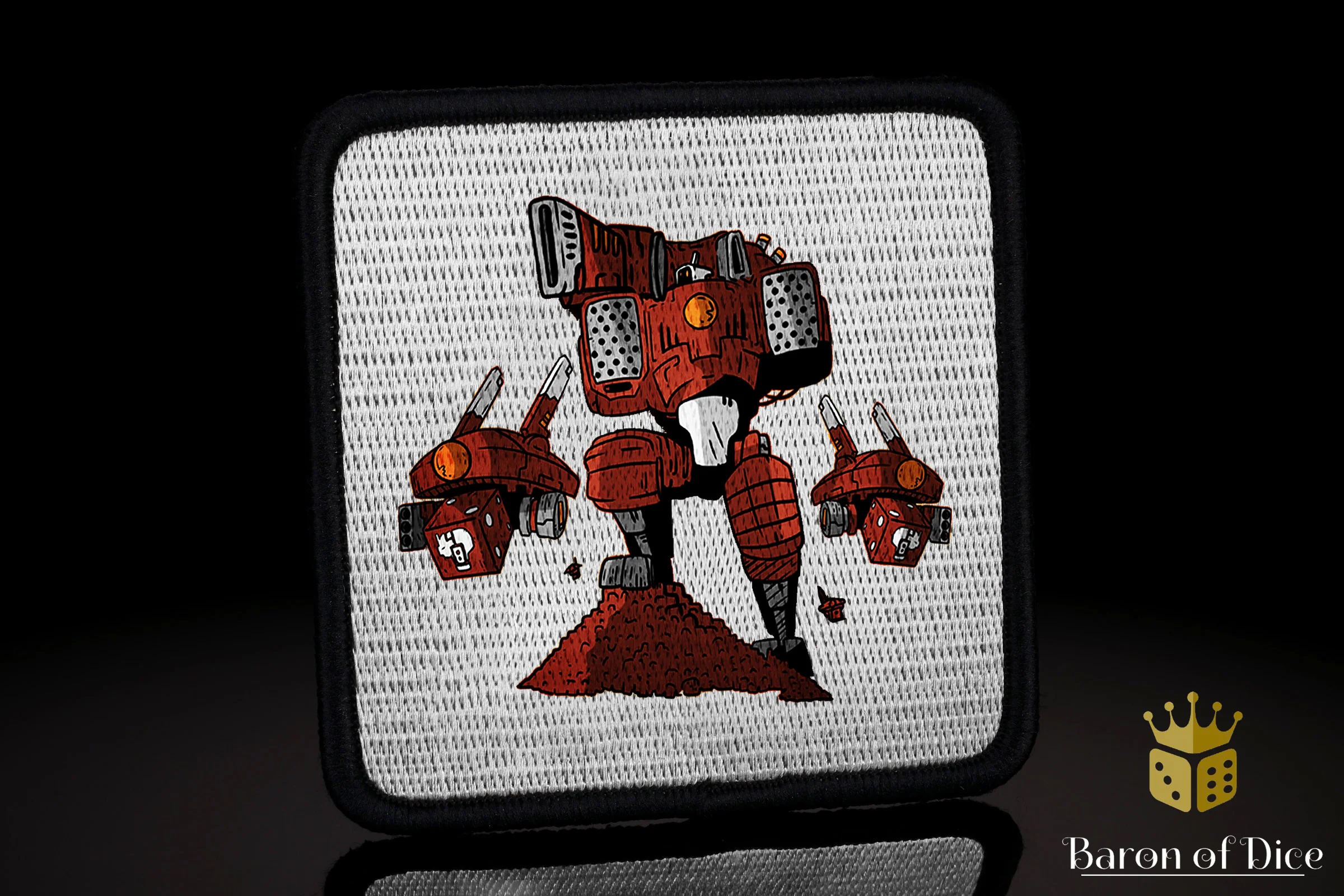 Baron's Dice Bag | Good Robot Velcro Patch - Image 2