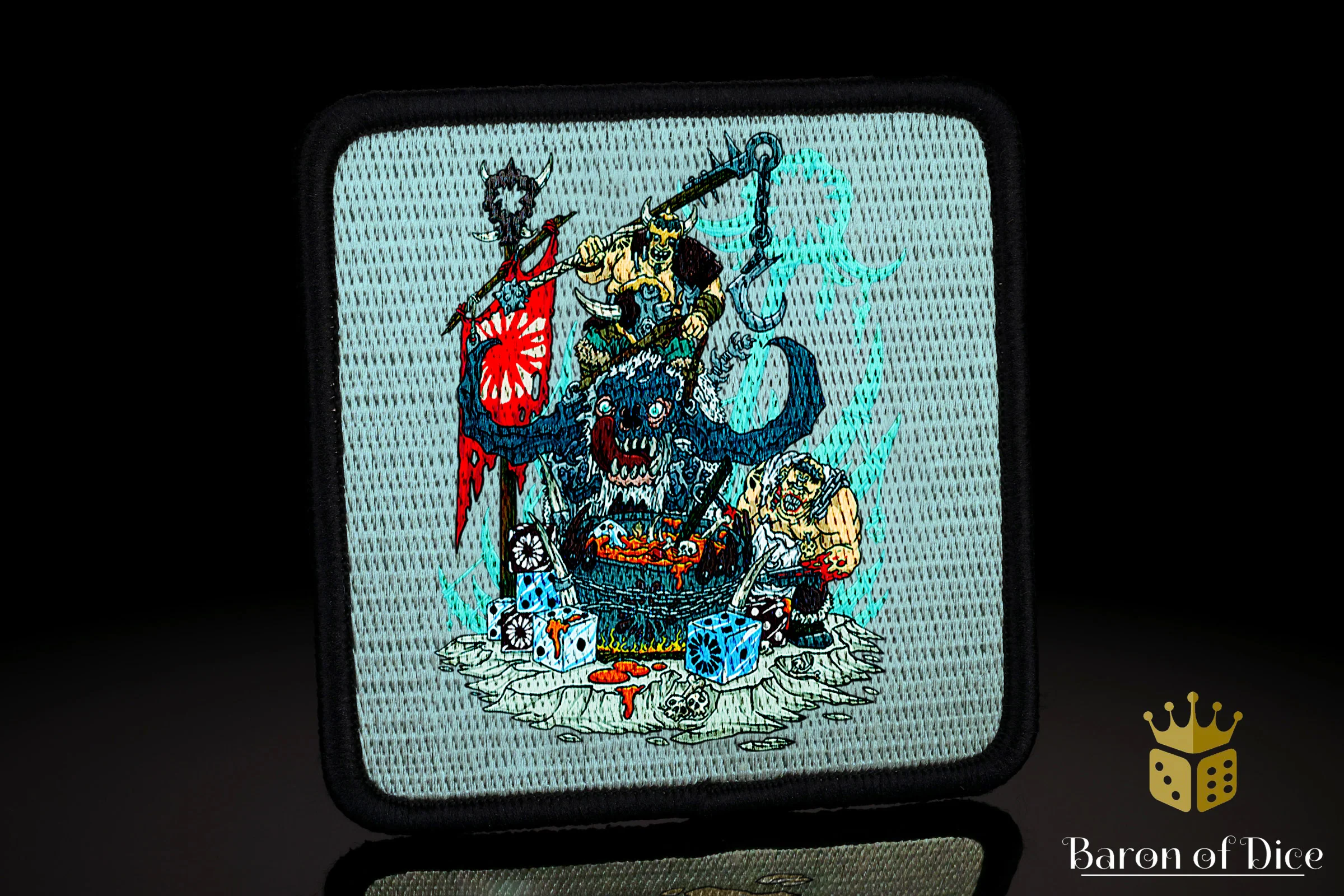 Baron's Dice Bag | Great Maw Velcro Patch - Image 2