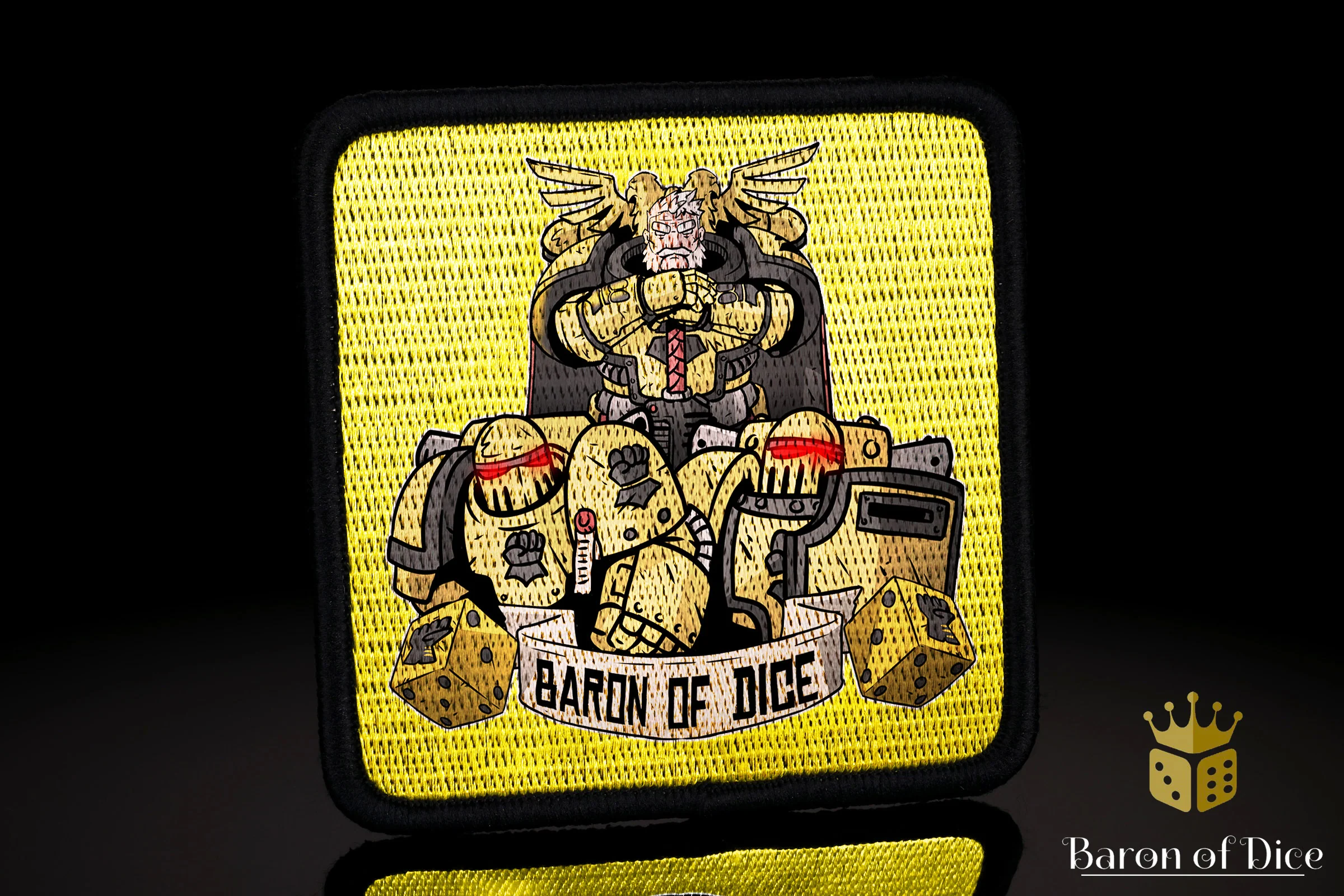 Baron's Dice Bag | Hold The Line! Velcro Patch - Image 2