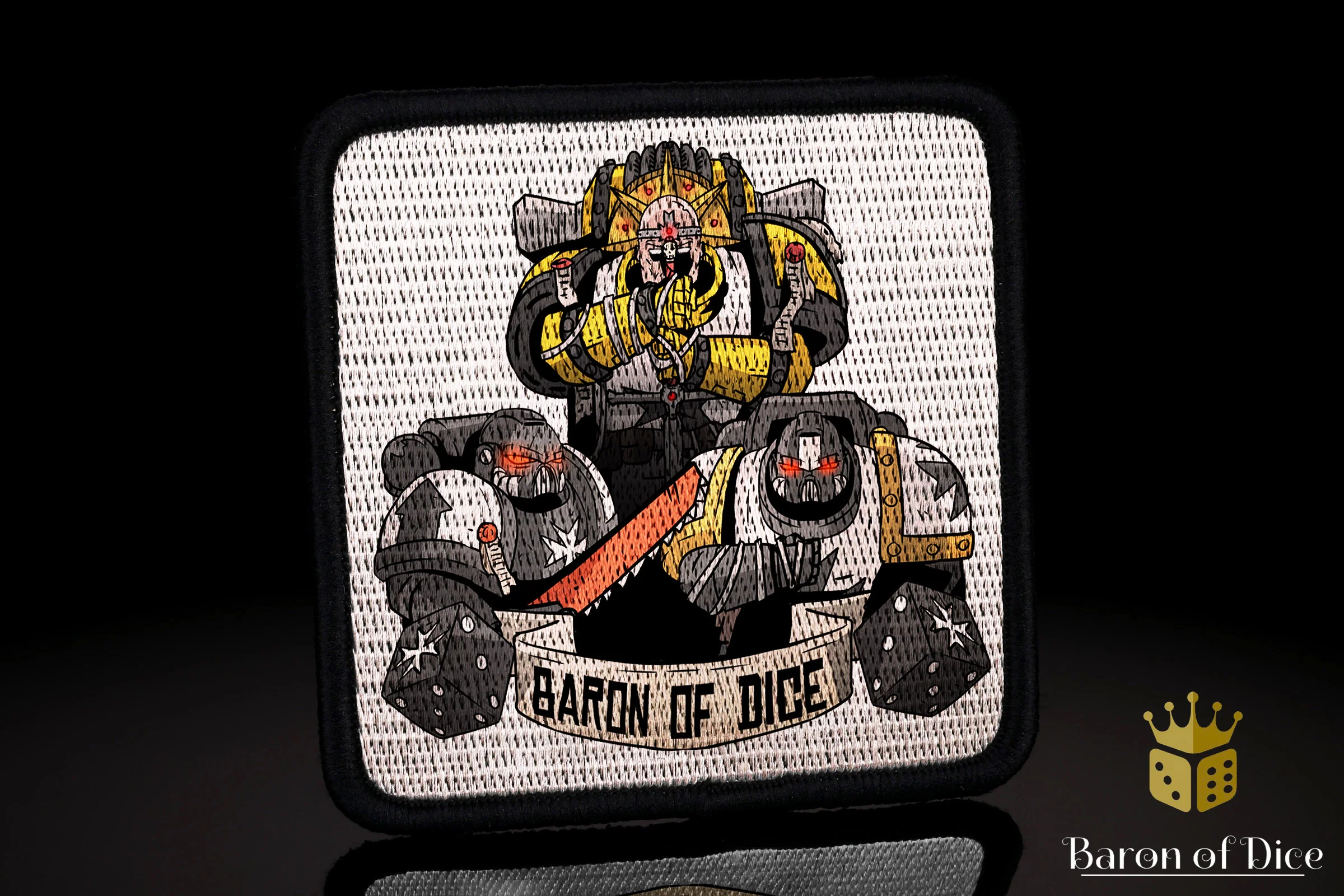 Baron's Dice Bag | Knights Templar Velcro Patch - Image 2