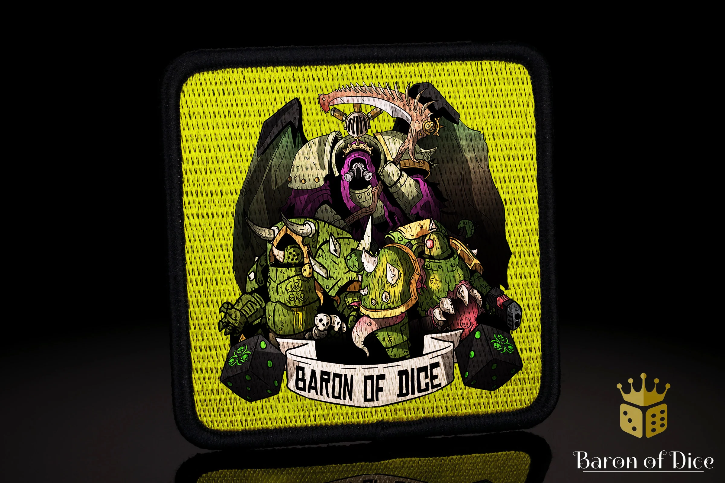 Baron's Dice Bag | Plague Velcro Patch - Image 2