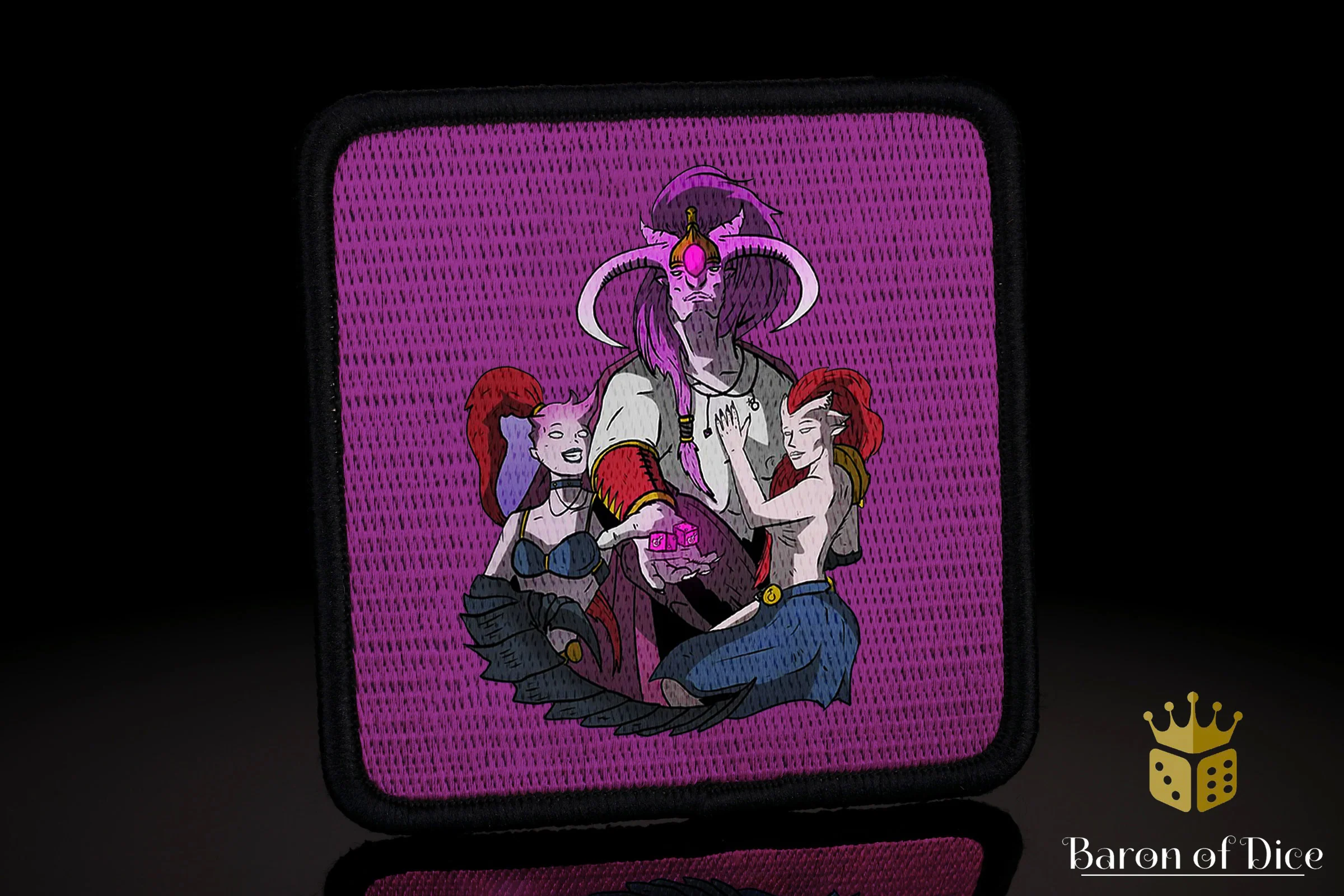 Baron's Dice Bag | Pleasure Awaits Velcro Patch - Image 2