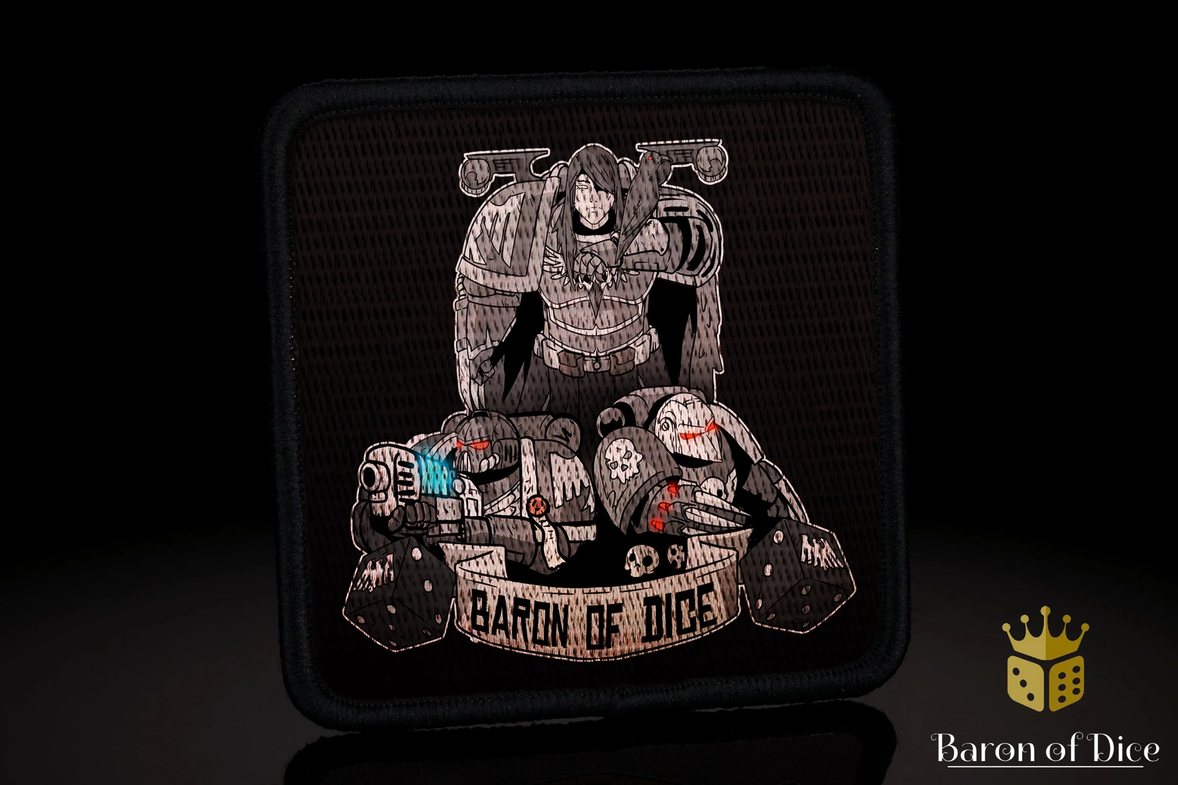 Baron's Dice Bag | Ravens Velcro Patch - Image 2