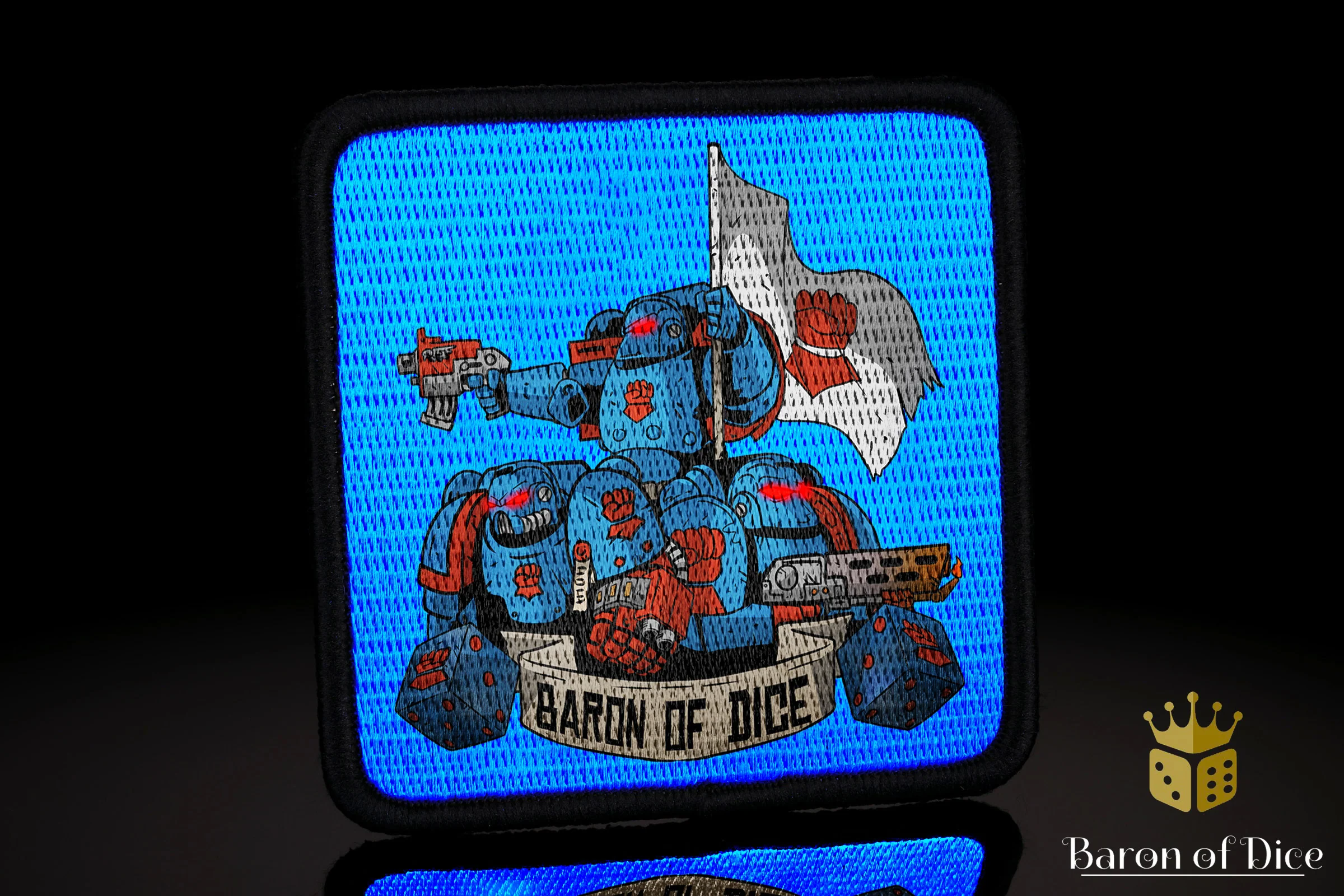 Baron's Dice Bag | Righteous Hands Velcro Patch - Image 2