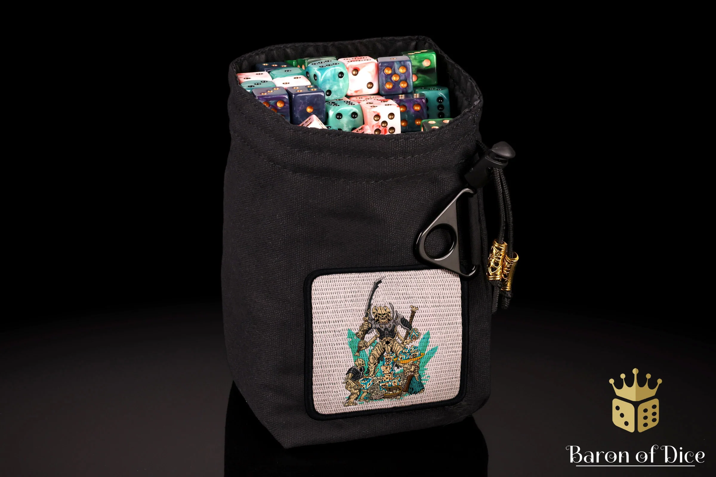 Baron's Dice Bag | Skeleton Phalanx Velcro Patch