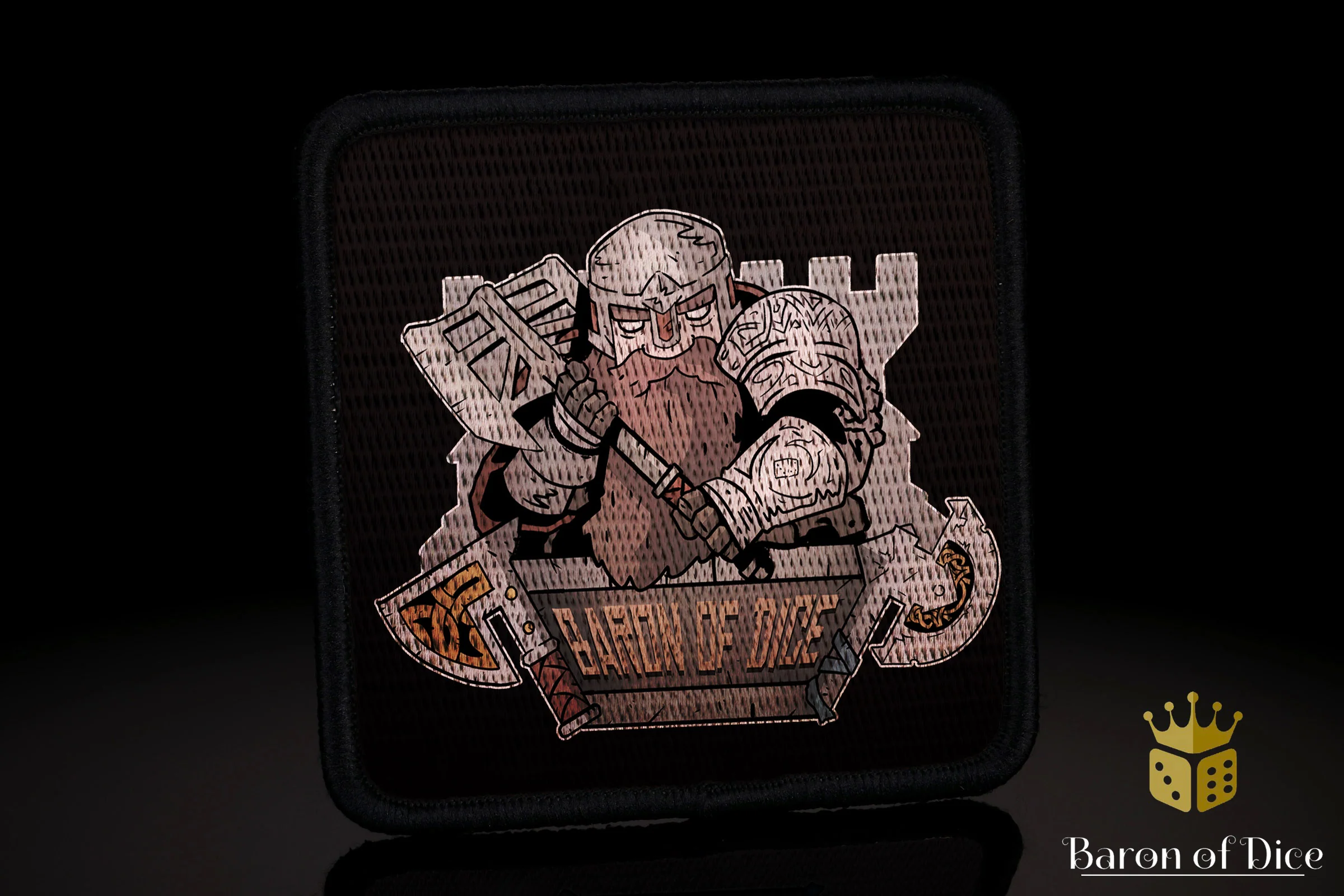 Baron's Dice Bag | Sole Ring | Dwarves Velcro Patch - Image 2