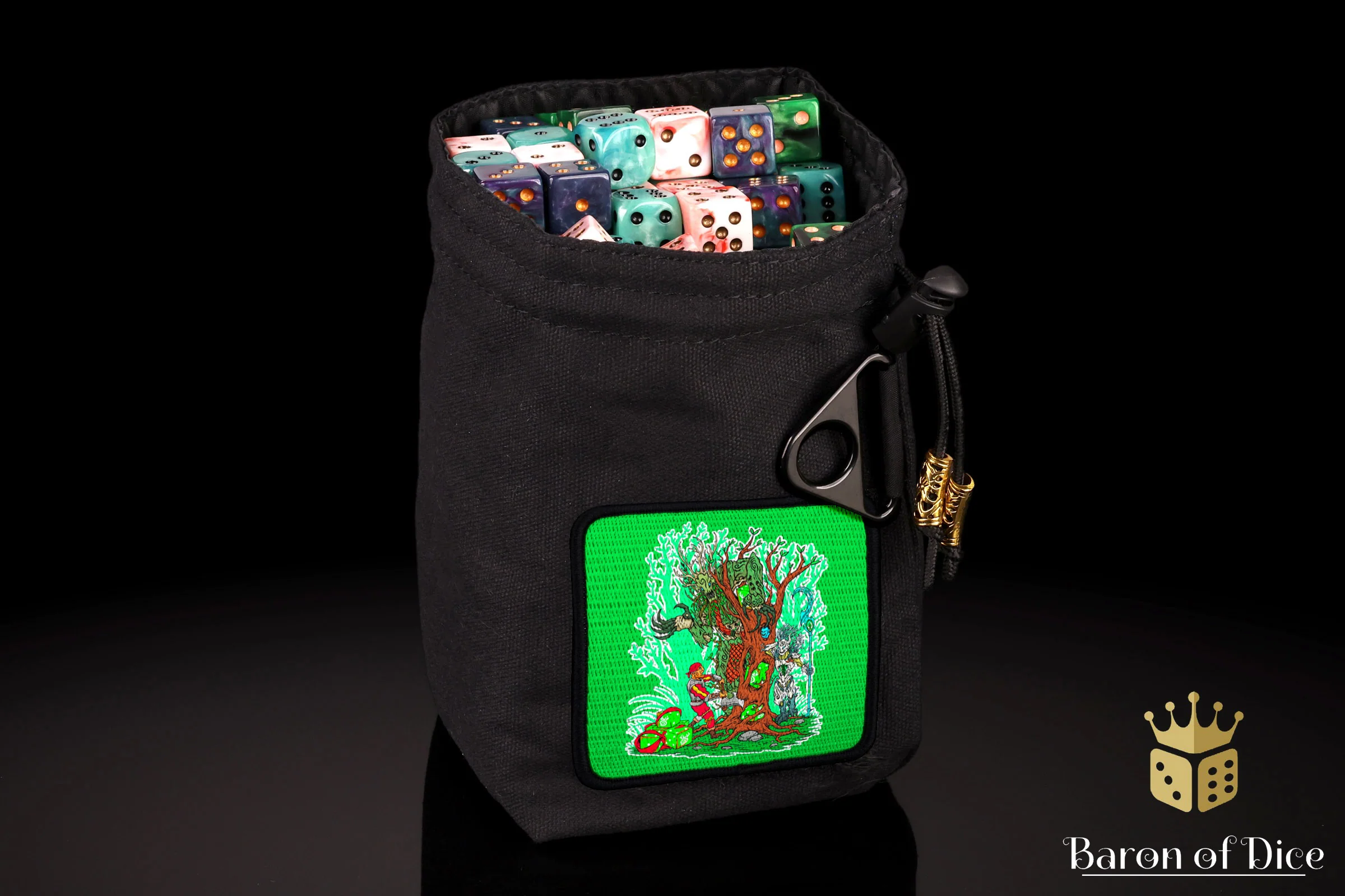 Baron's Dice Bag | Tree Lords Velcro Patch