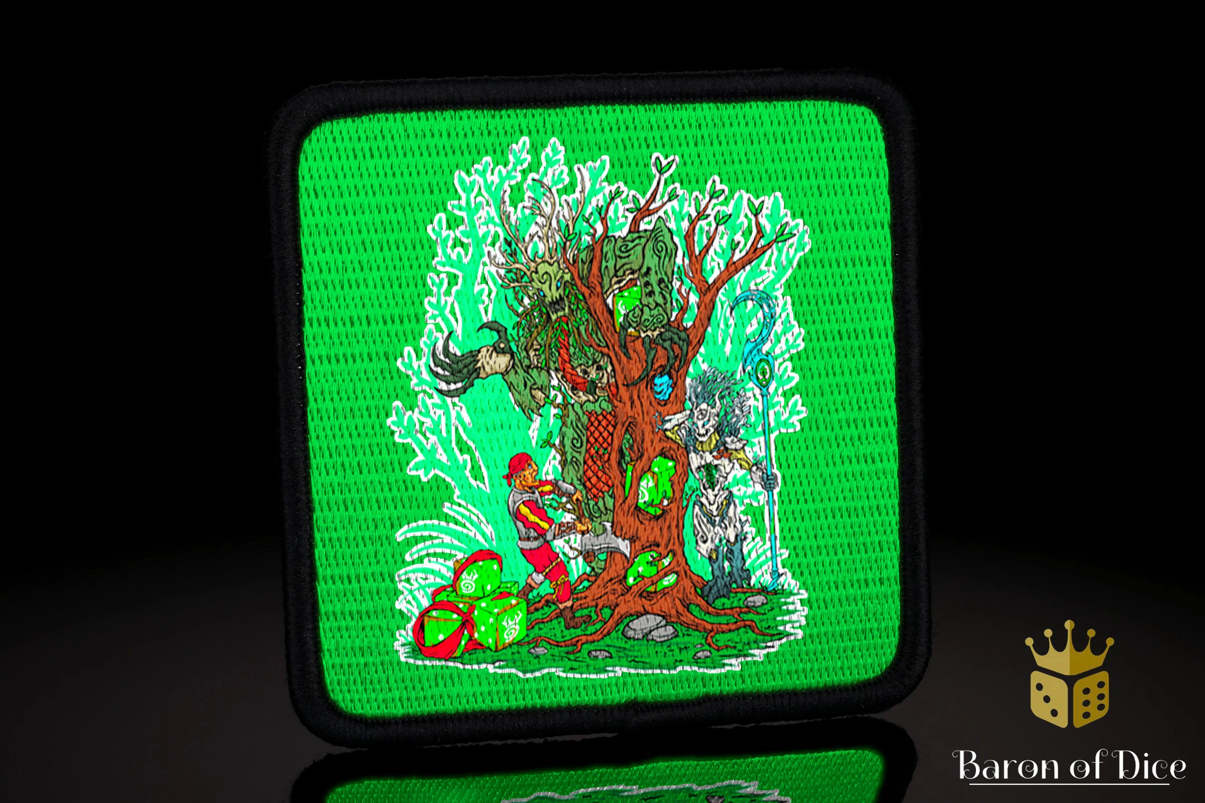 Baron's Dice Bag | Tree Lords Velcro Patch - Image 2