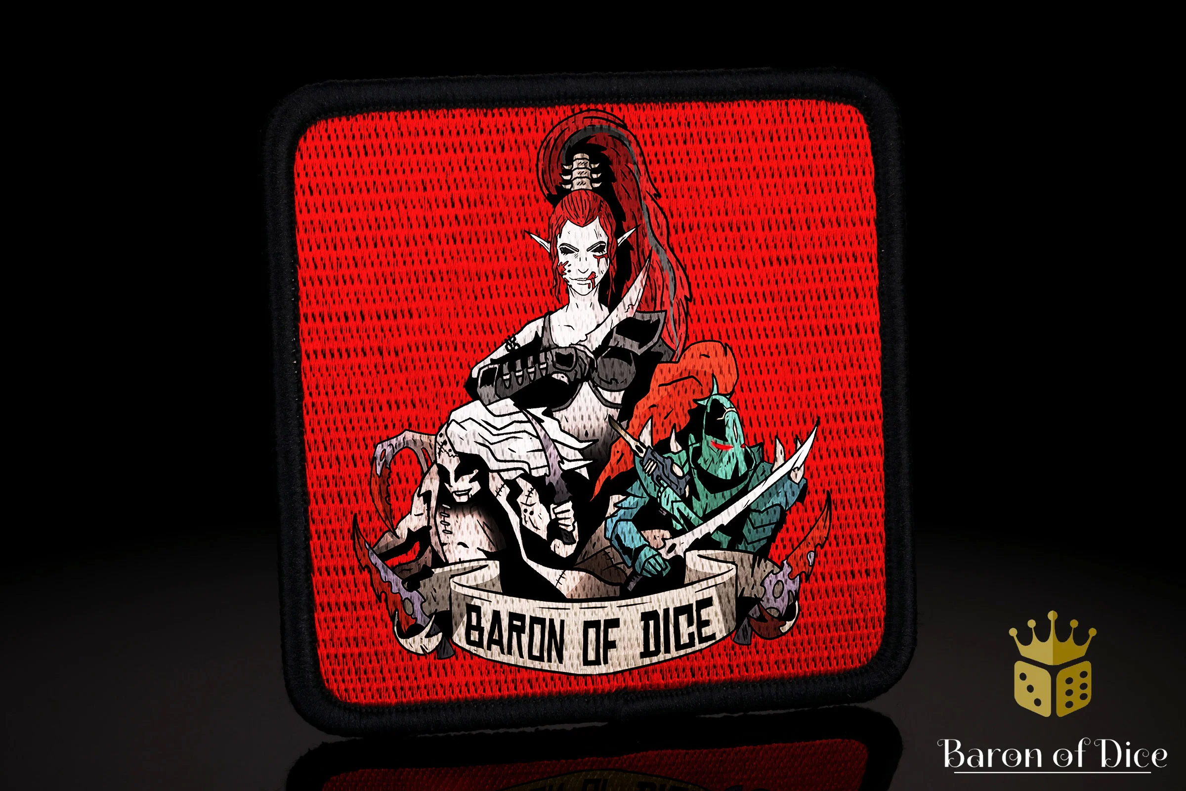 Baron's Dice Bag | Triple Threat Velcro Patch - Image 2