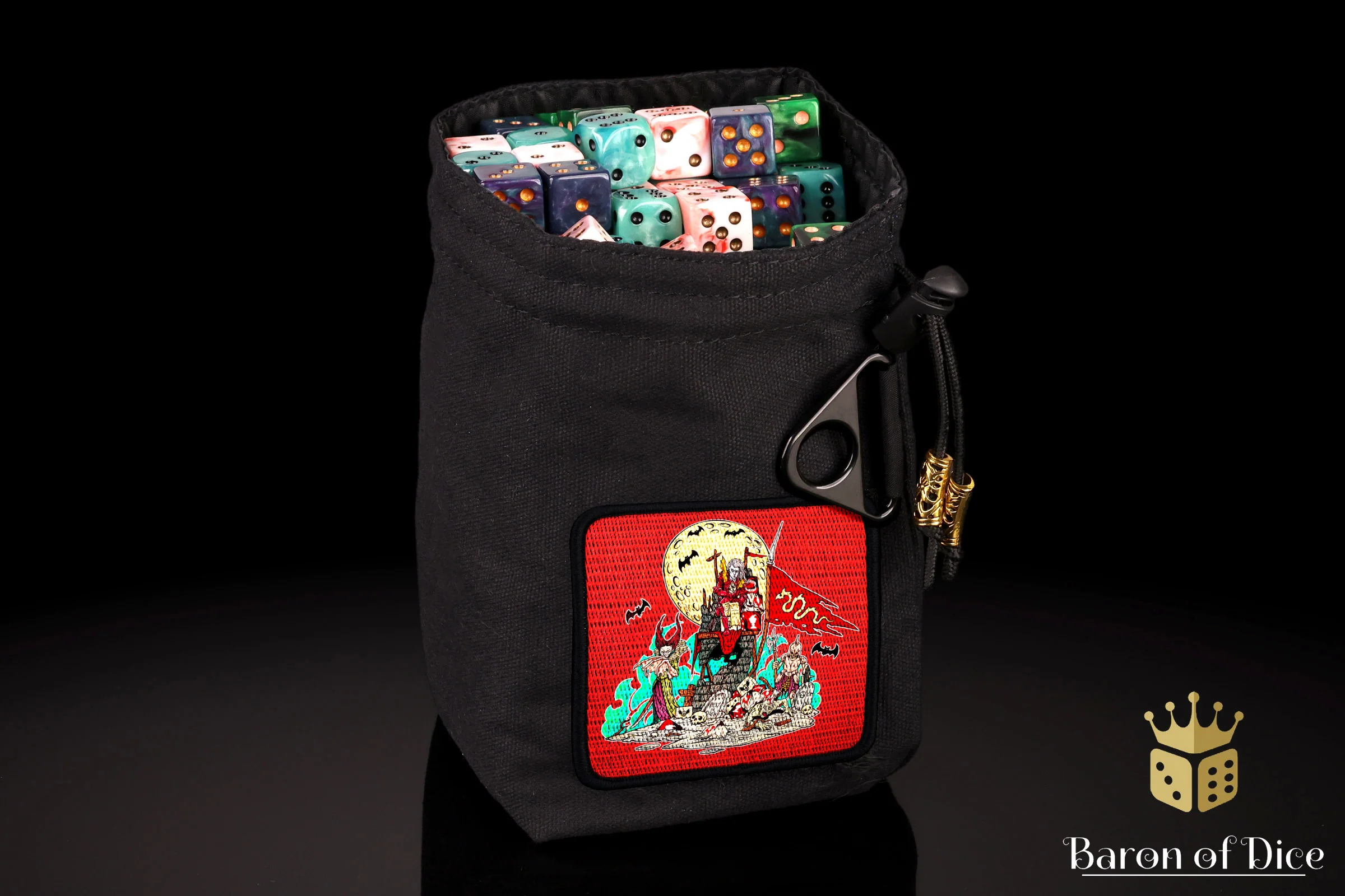 Baron's Dice Bag | Vampire Velcro Patch