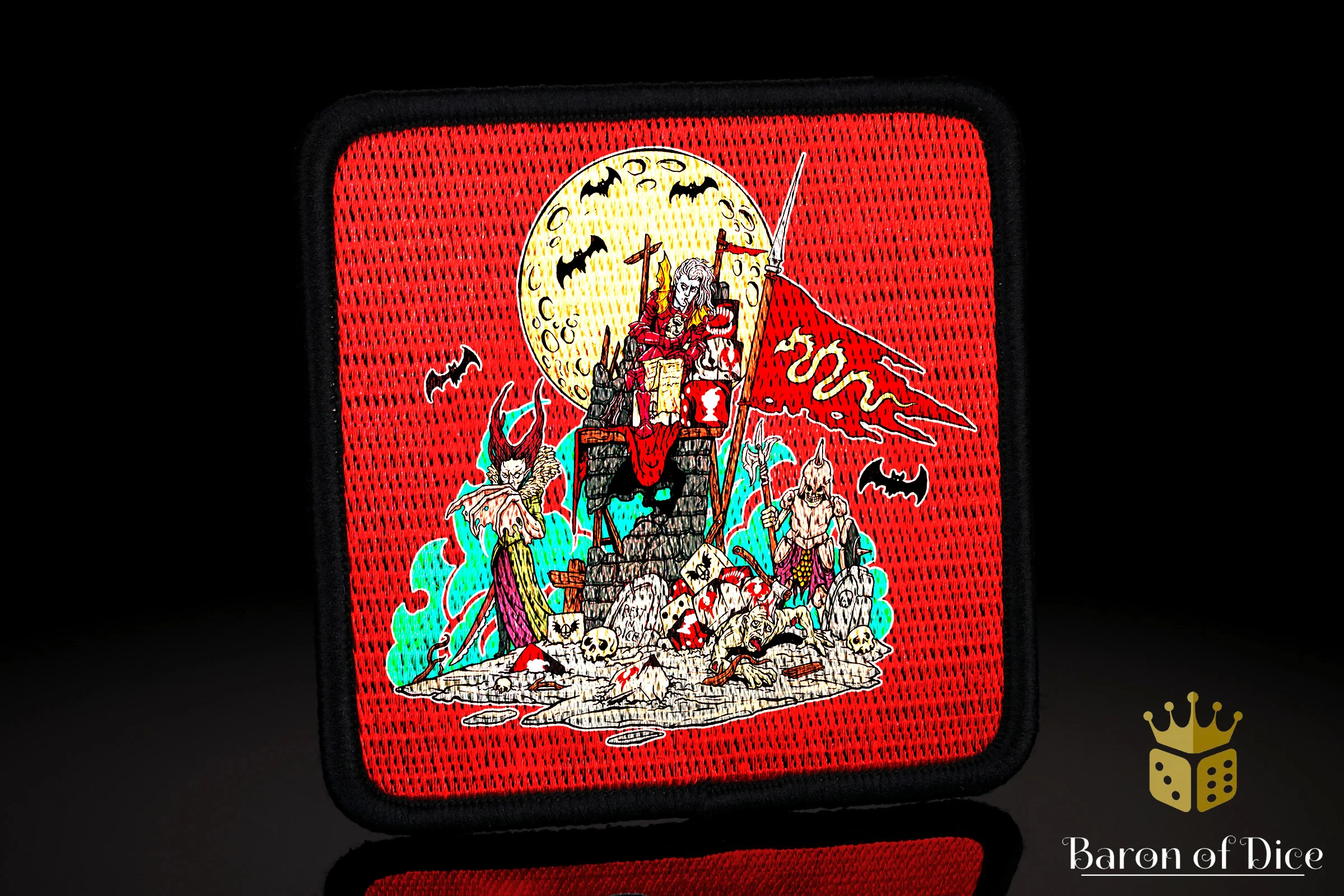 Baron's Dice Bag | Vampire Velcro Patch - Image 2