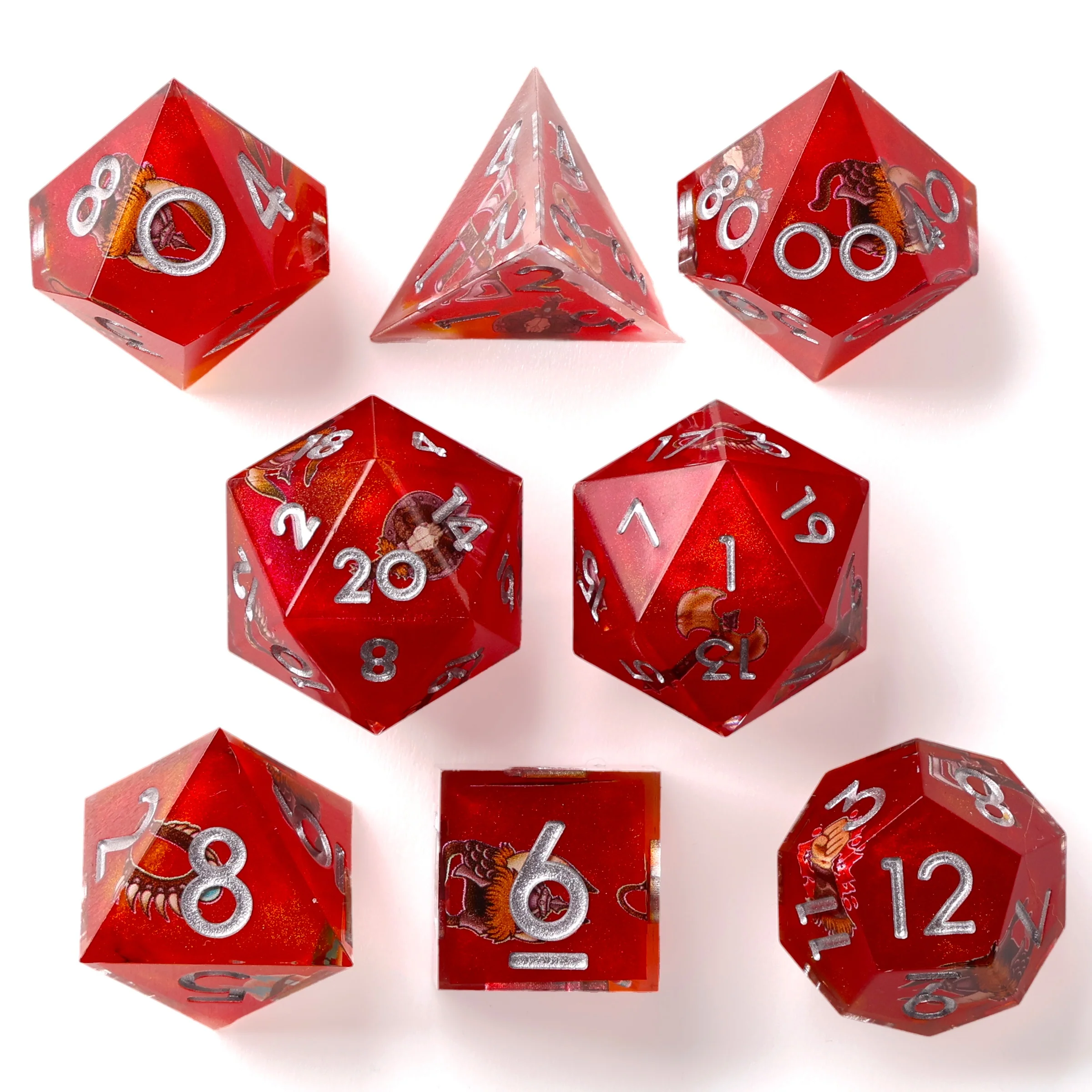 The Barbarian | 8-Piece RPG Set | Baron's Signature Series - Image 2