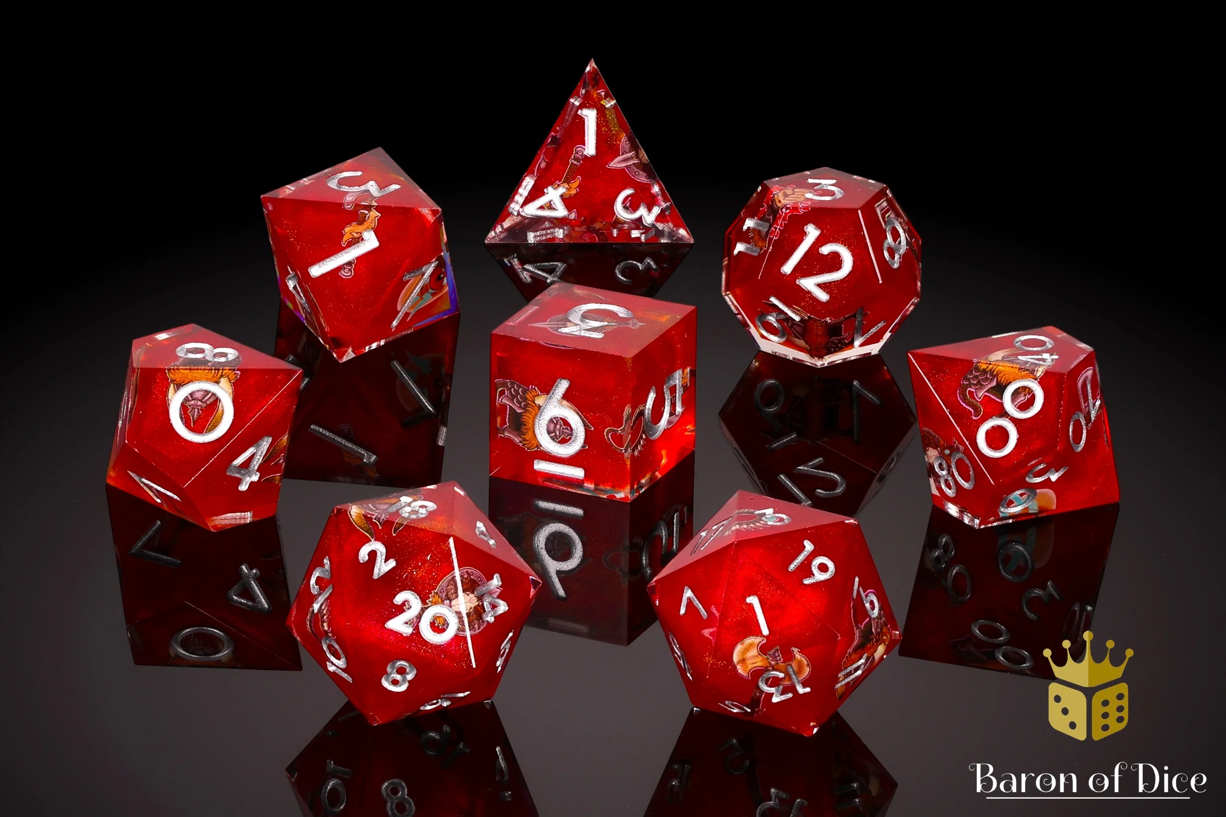 The Barbarian | 8-Piece RPG Set | Baron's Signature Series - Image 3