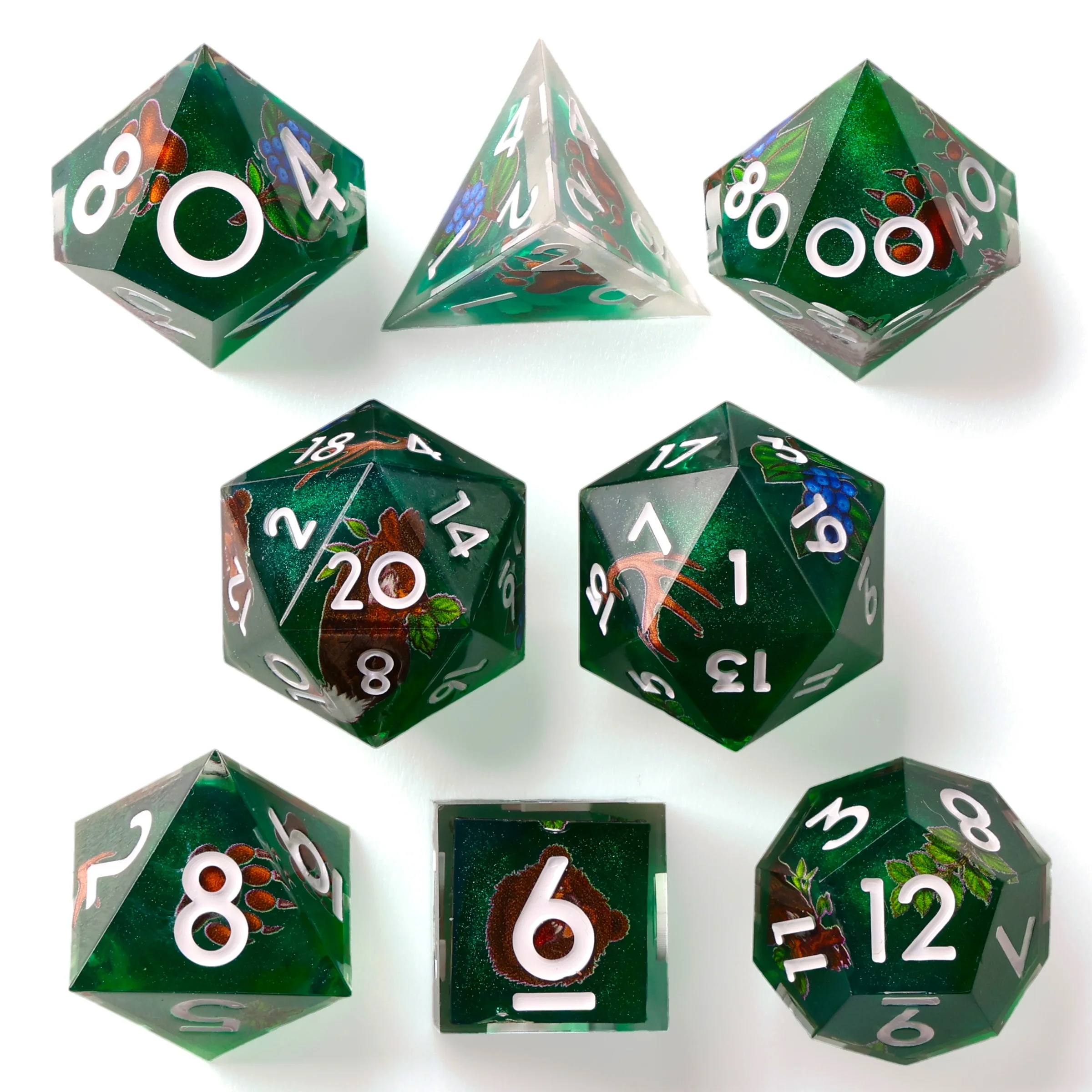 The Druid | 8-Piece RPG Set | Baron's Signature Series - Image 2