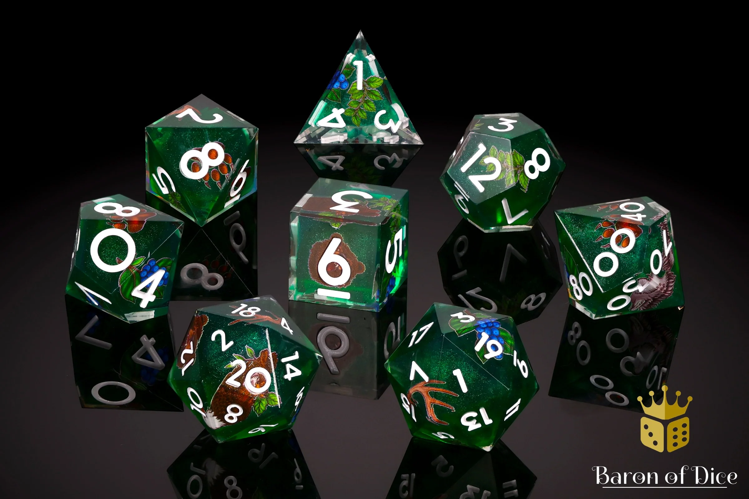 The Druid | 8-Piece RPG Set | Baron's Signature Series - Image 3