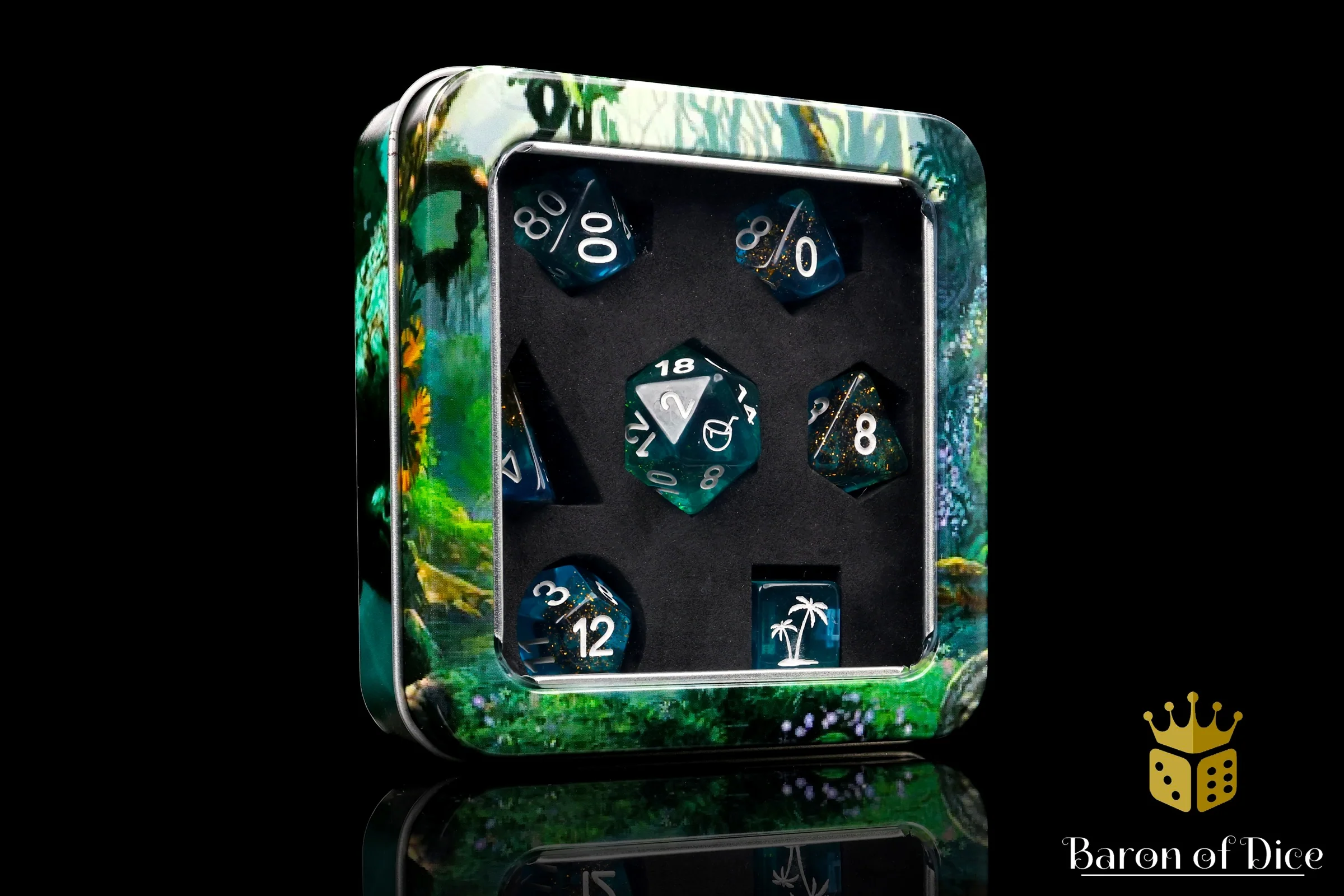 Beach Vibes RPG Dice Set - 7 Pieces - Image 4