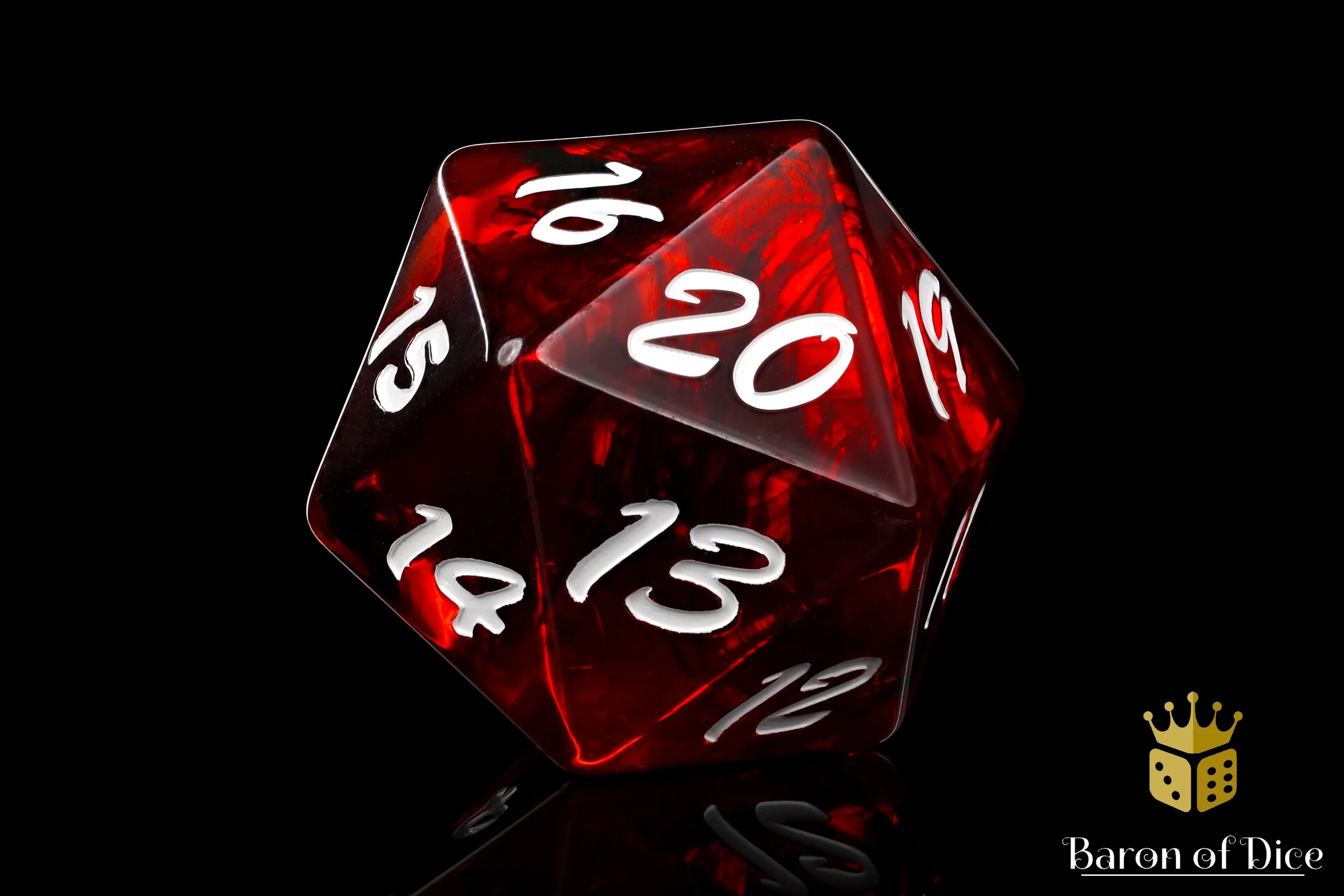 Big Ass Spindown D20 - Red Fire - Image 4
