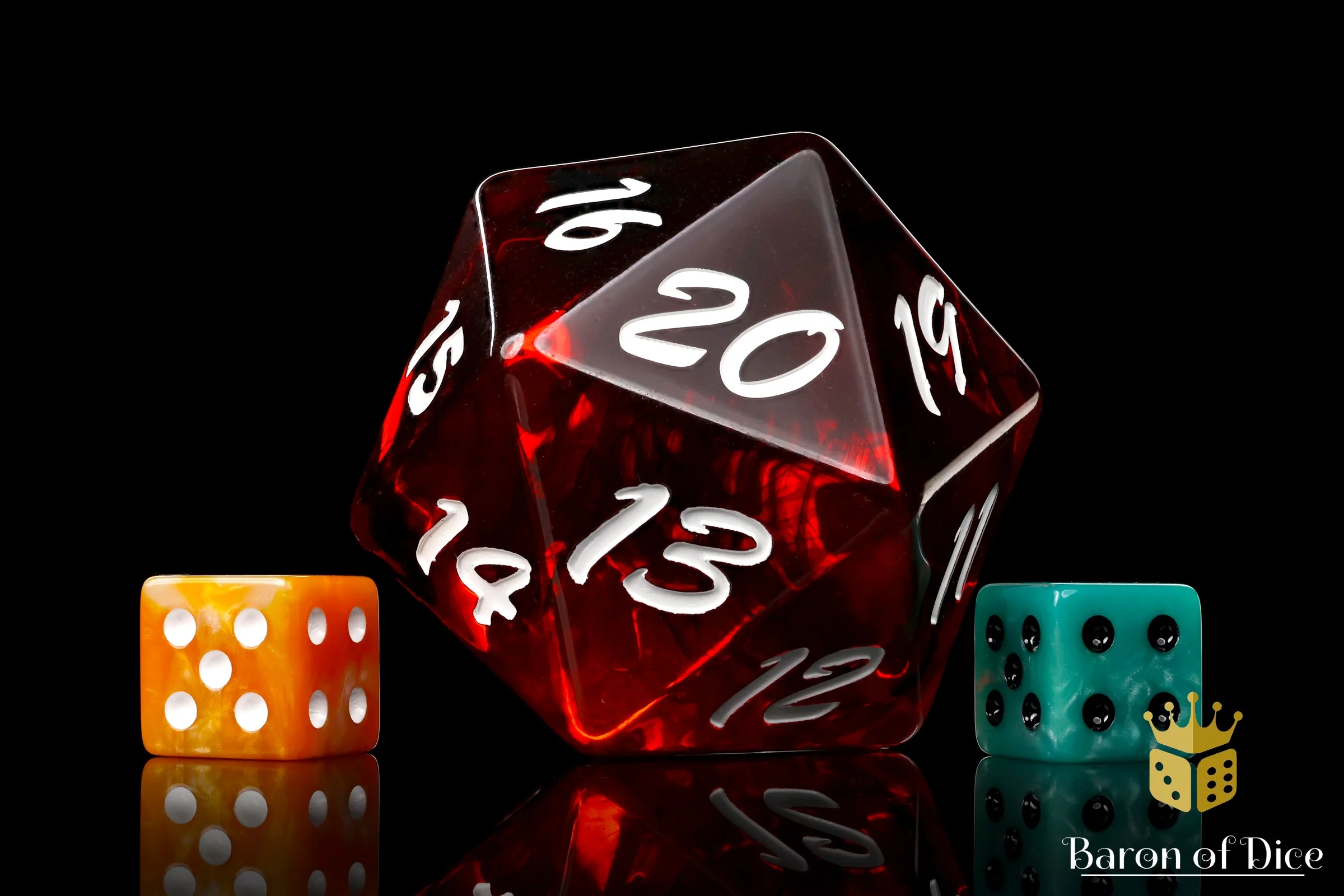 Big Ass Spindown D20 - Red Fire - Image 5