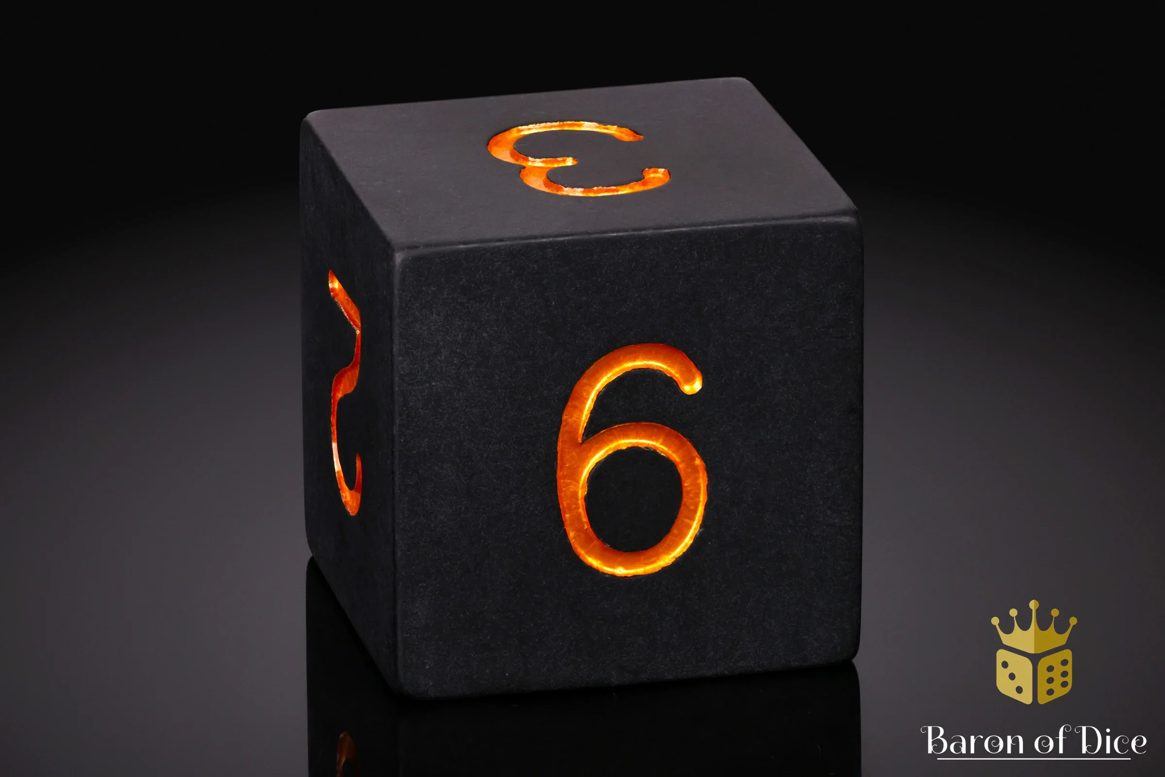 Big Ass D6 - Matte Black