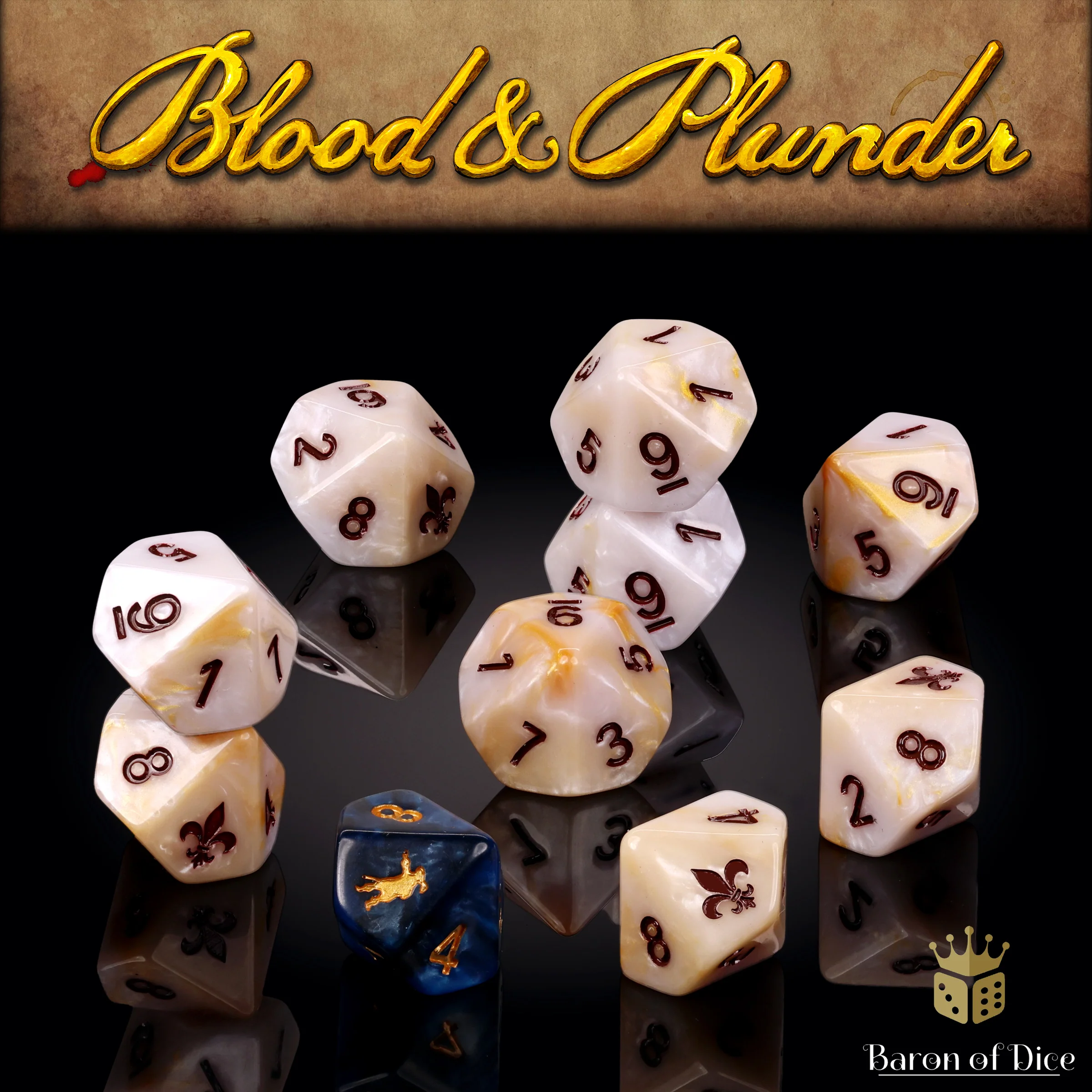 Blood & Plunder: French - Official Dice Set - Image 3