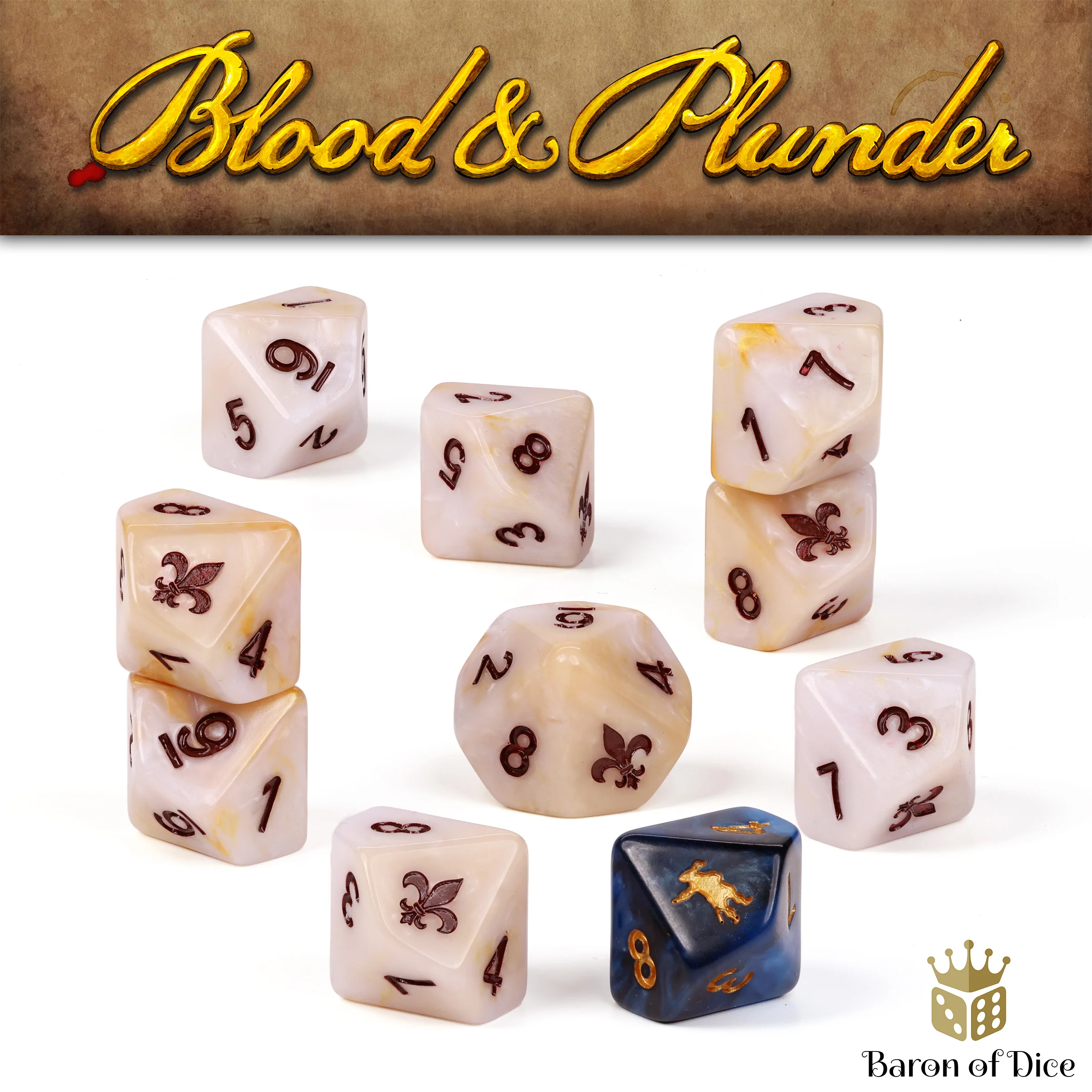 Blood & Plunder: French - Official Dice Set - Image 5