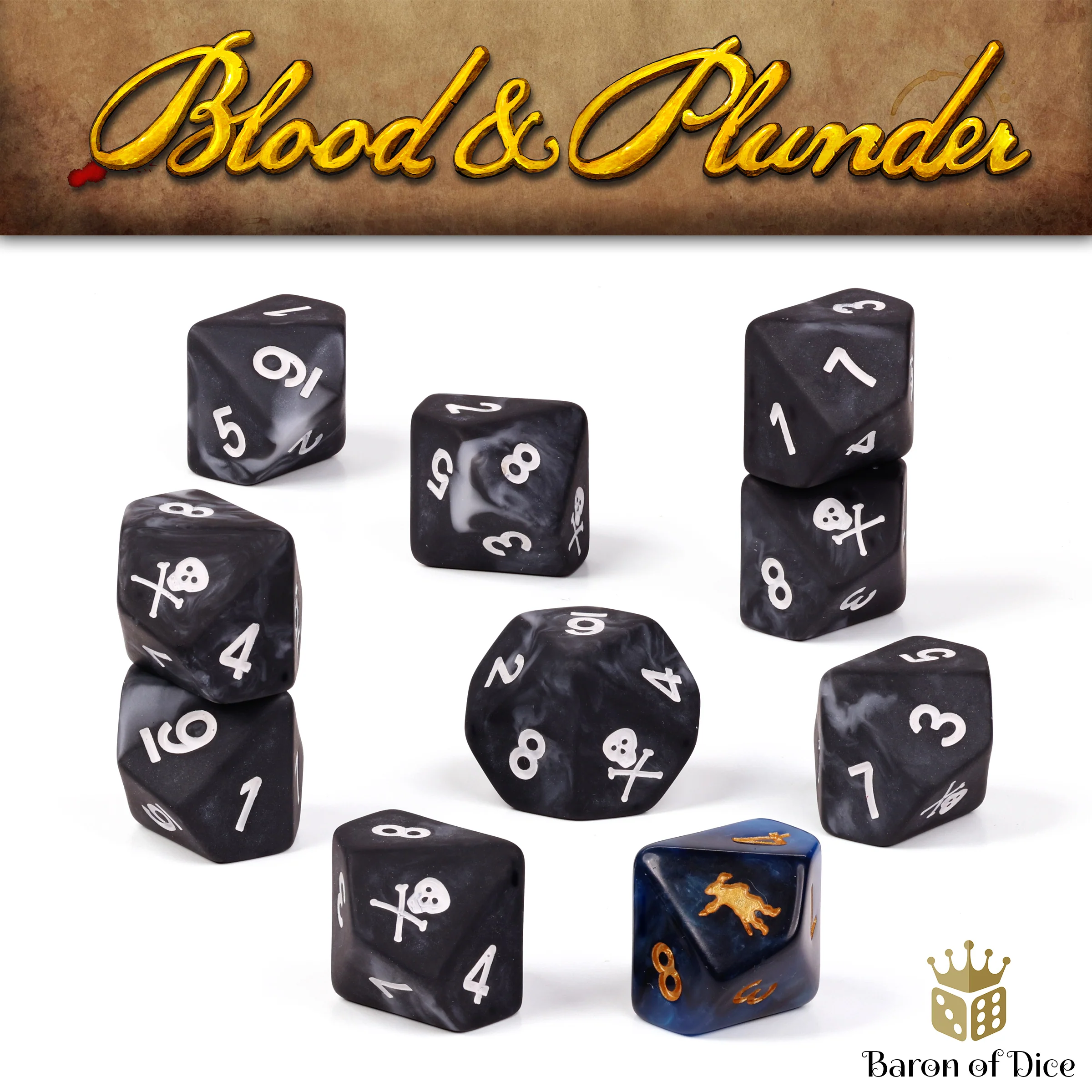 Blood & Plunder: Pirates - Official Dice Set - Image 5