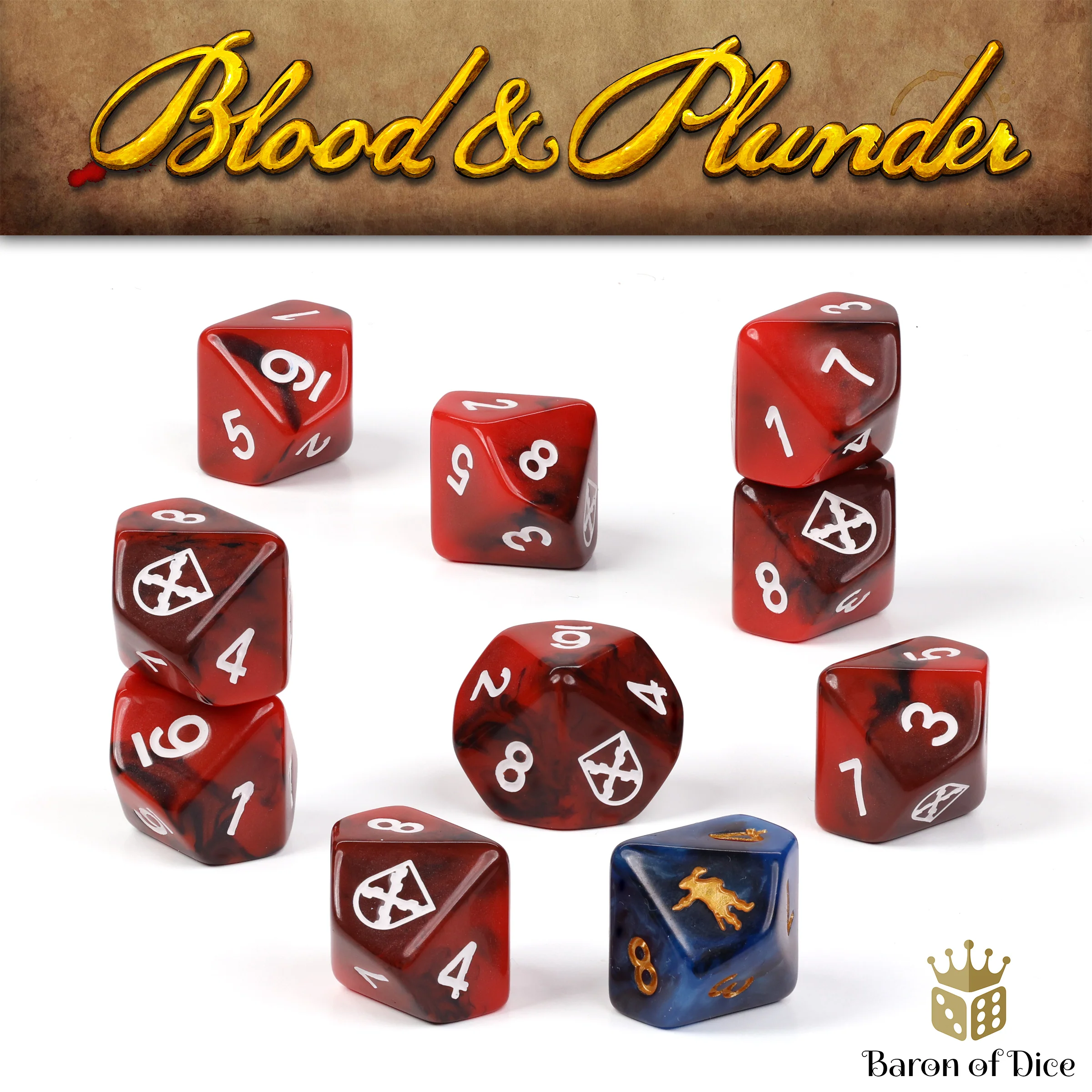 Blood & Plunder: Spain - Official Dice Set - Image 5
