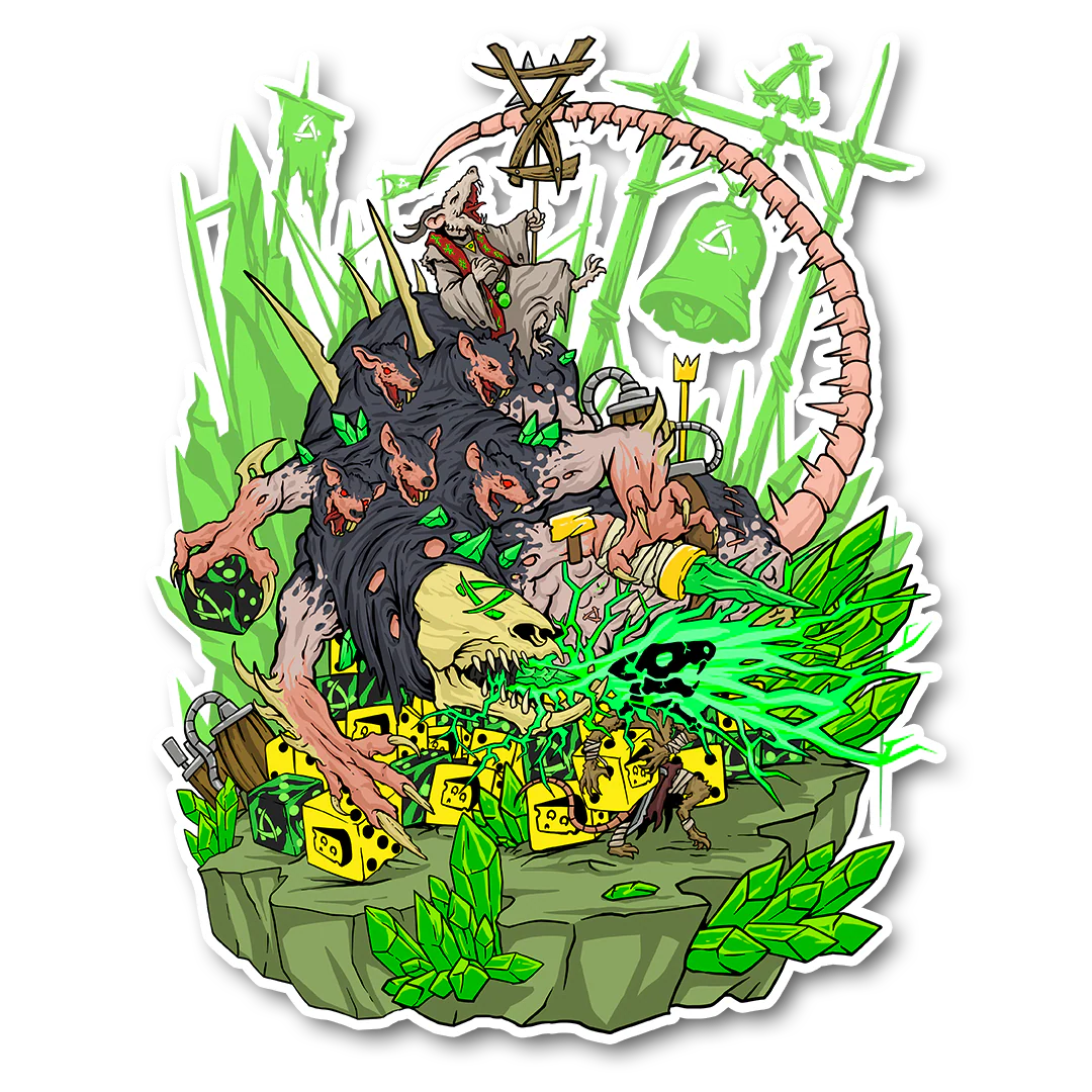 Premium Vinyl Stickers - My My Cheese!