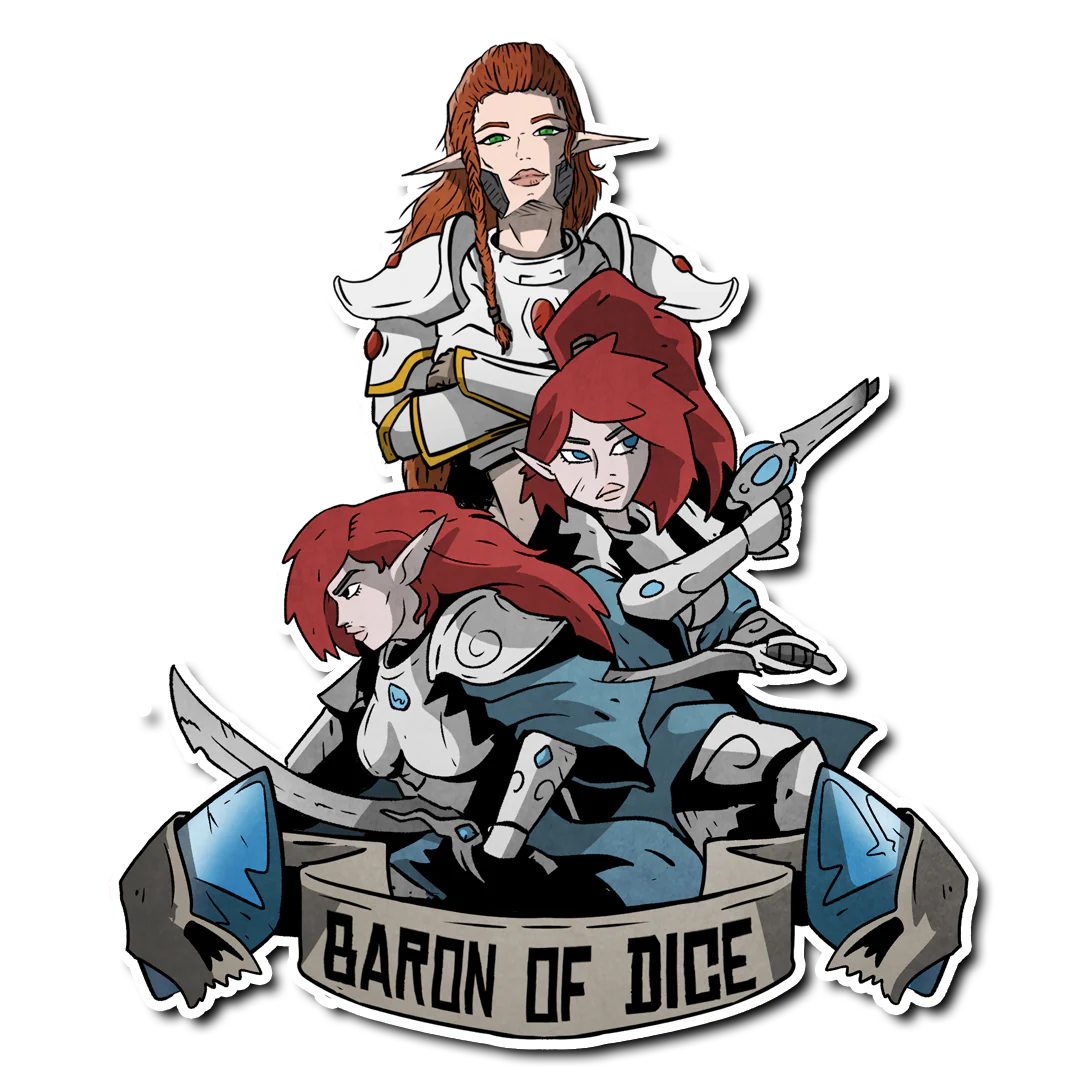 Premium Vinyl Stickers - Deadly Trio