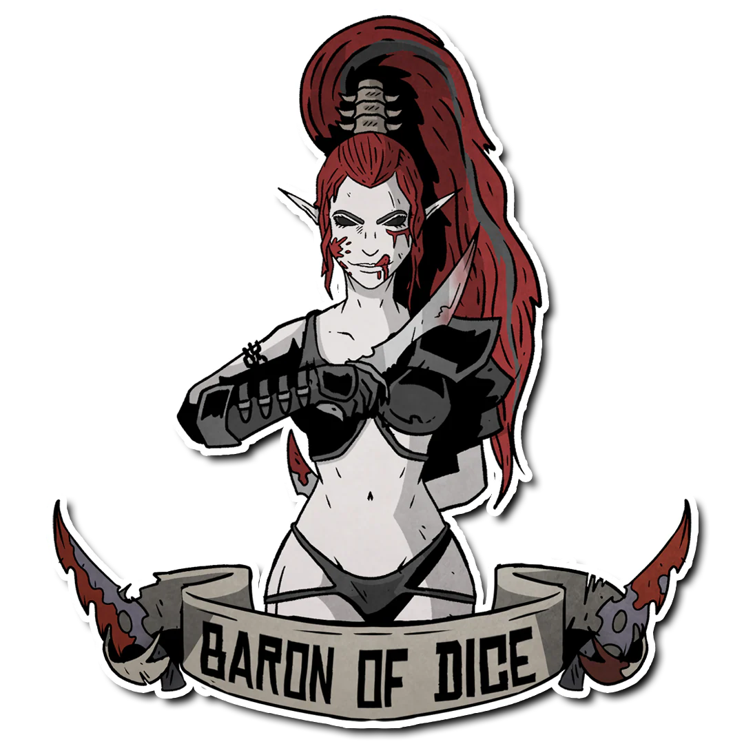 Premium Vinyl Stickers - Dreaded Ones - Pin-up