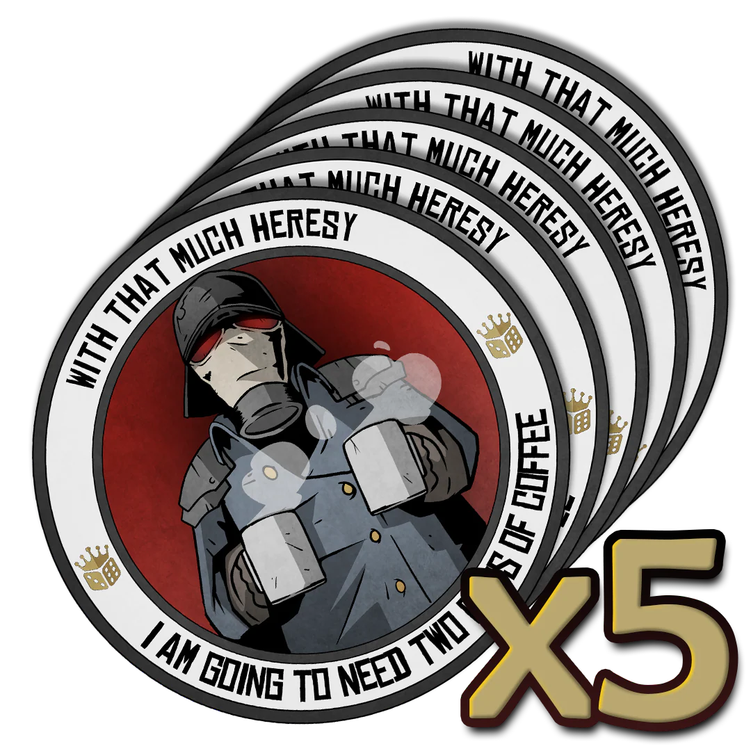 Premium Vinyl Stickers - Two Cups For Heresy - Image 3