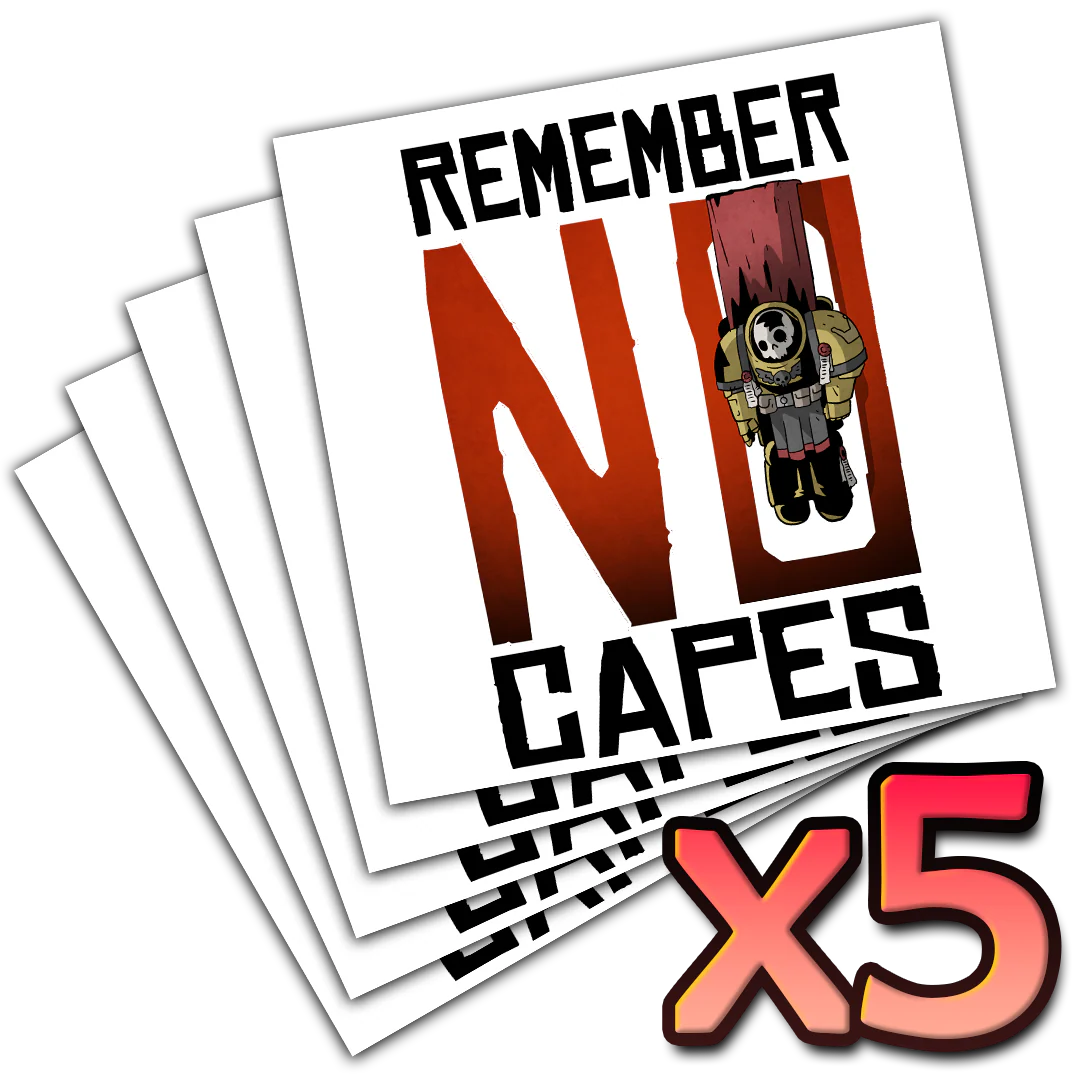 Premium Vinyl Stickers - All Heroes Wear Capes - Image 3