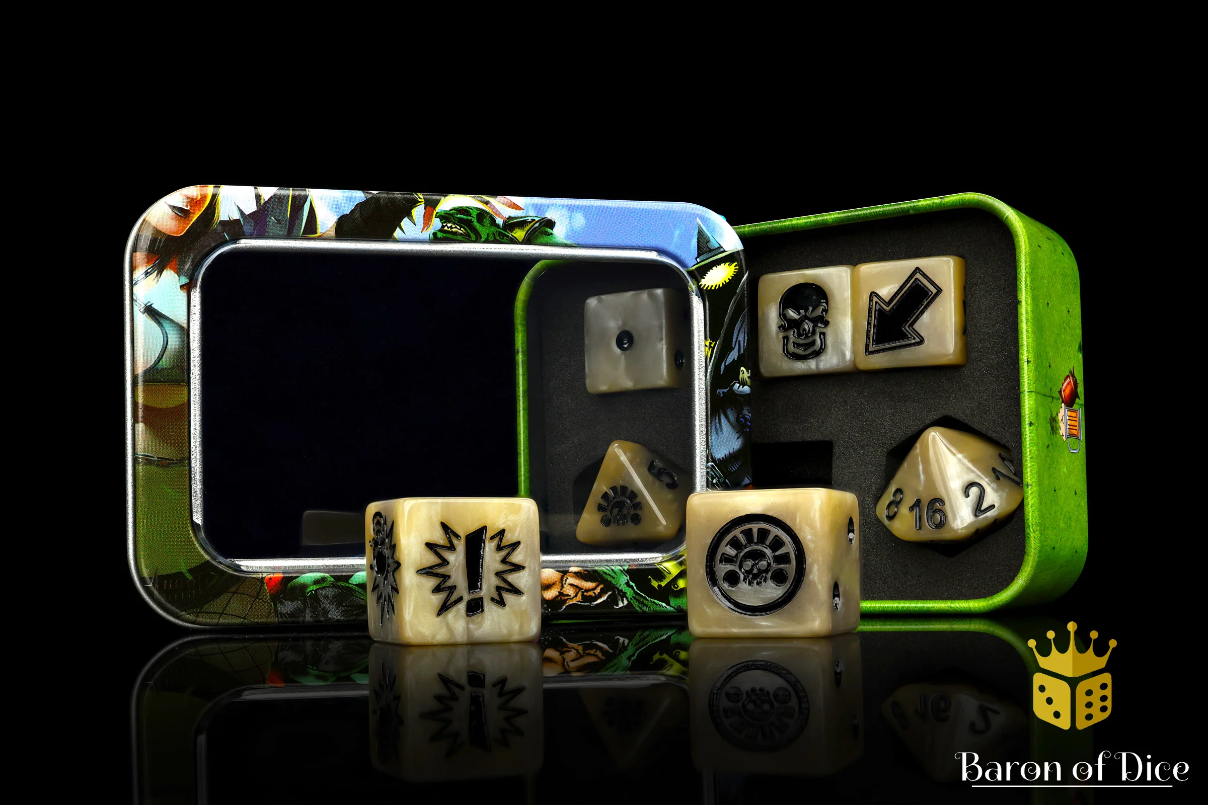 Bone - Bloody Football Dice (Set of 7) - Image 5