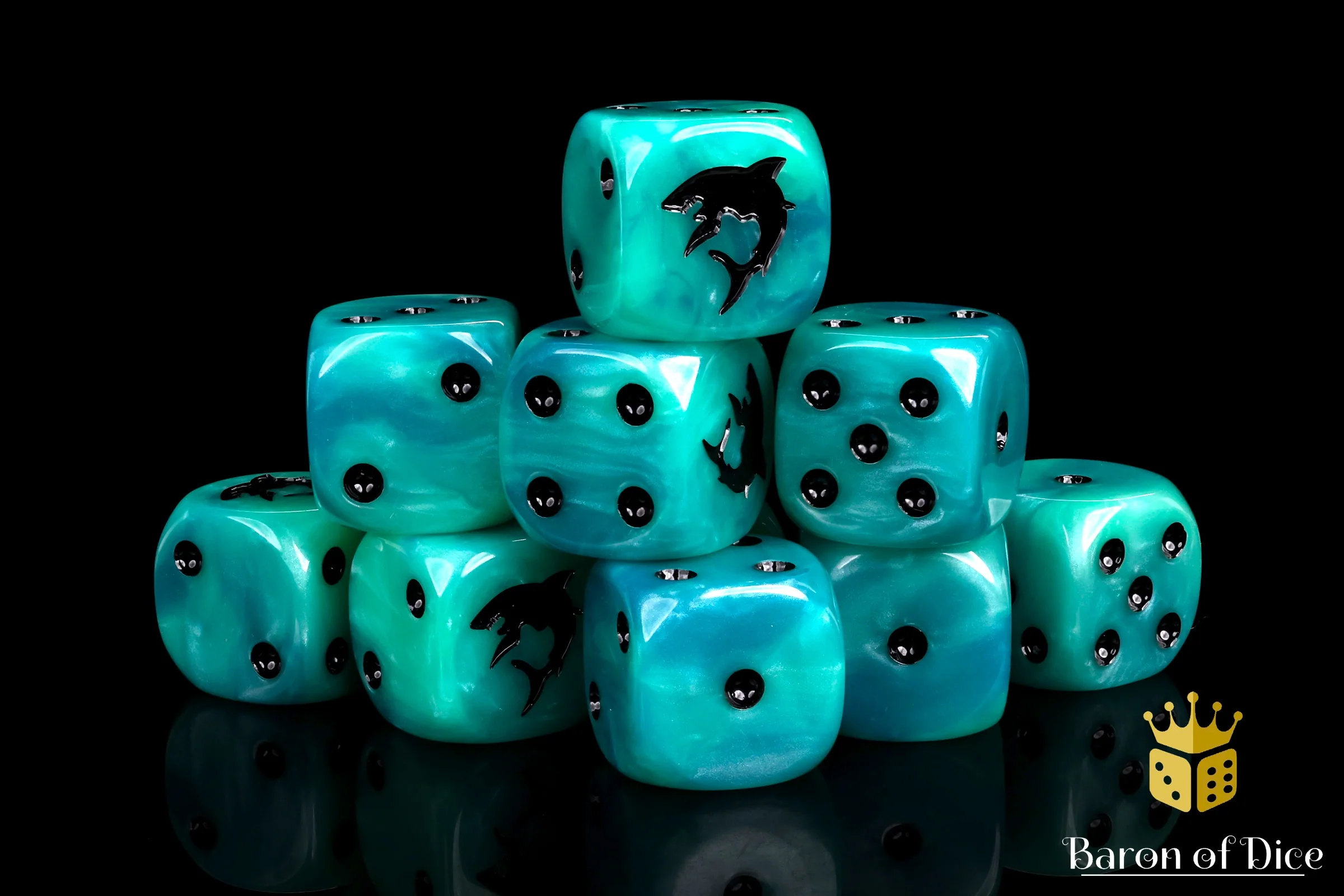 Carcharodon "Great White Shark" Dice - Image 11